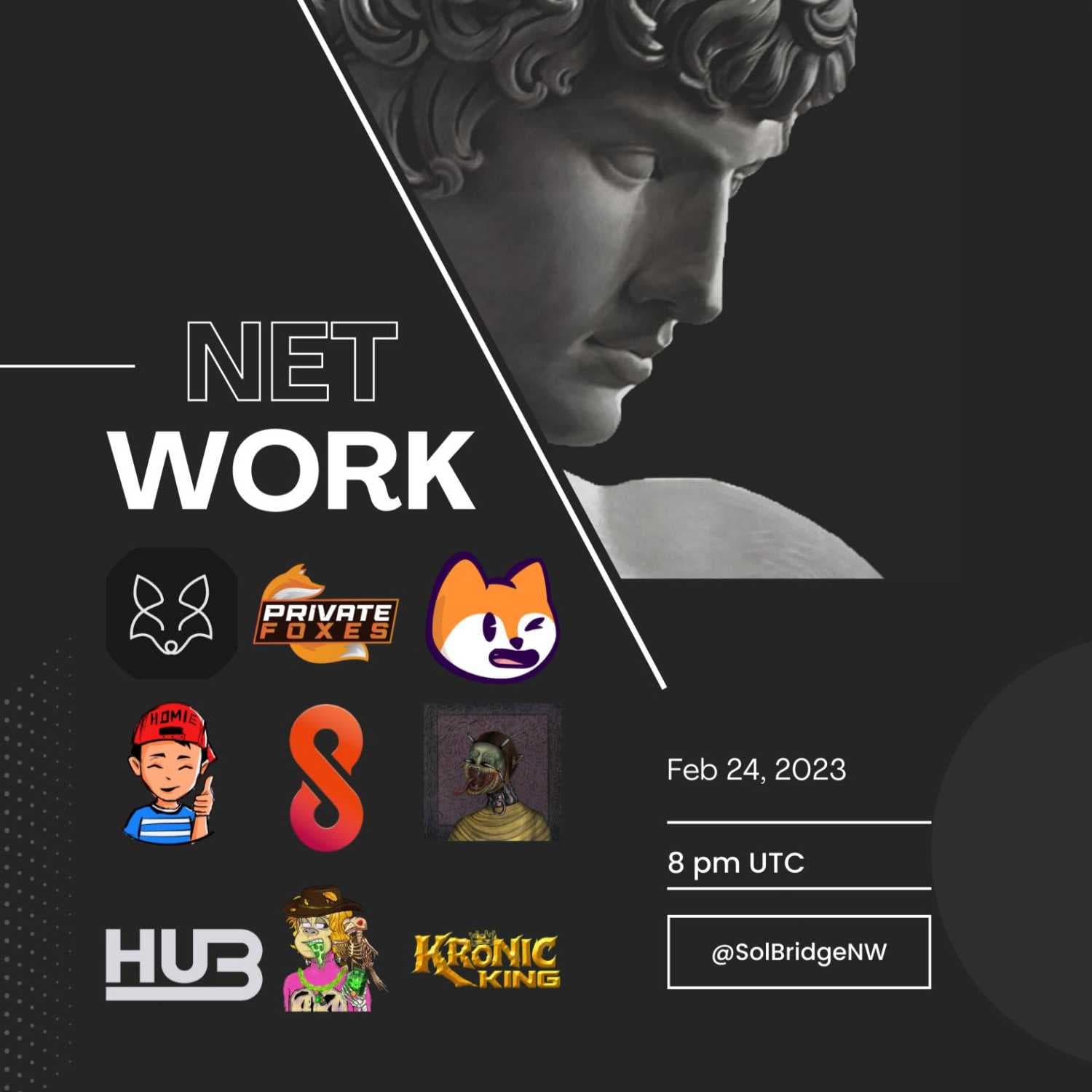 SolBridge Network presents: NETWORK ROOM 8 - February 24th, 2023 - The Kronic King: Twitter Spaces cover