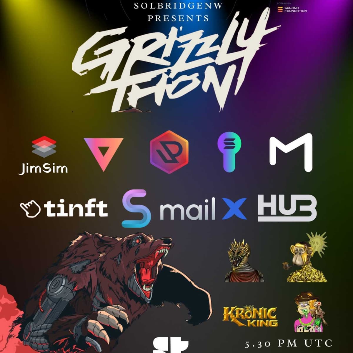 SolBridge Network presents: NETWORK ROOM 11 - March 9th, 2023 - The Kronic King: Twitter Spaces cover