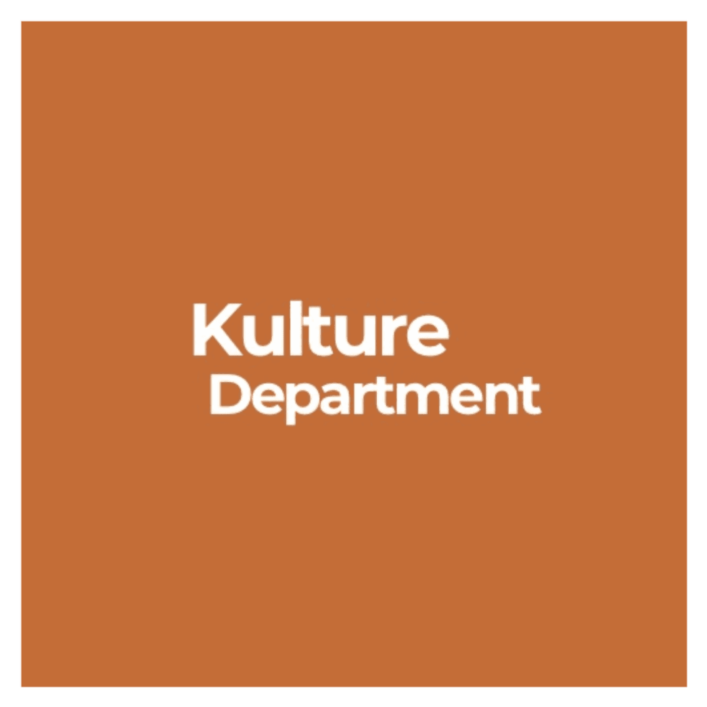 kulture department cover