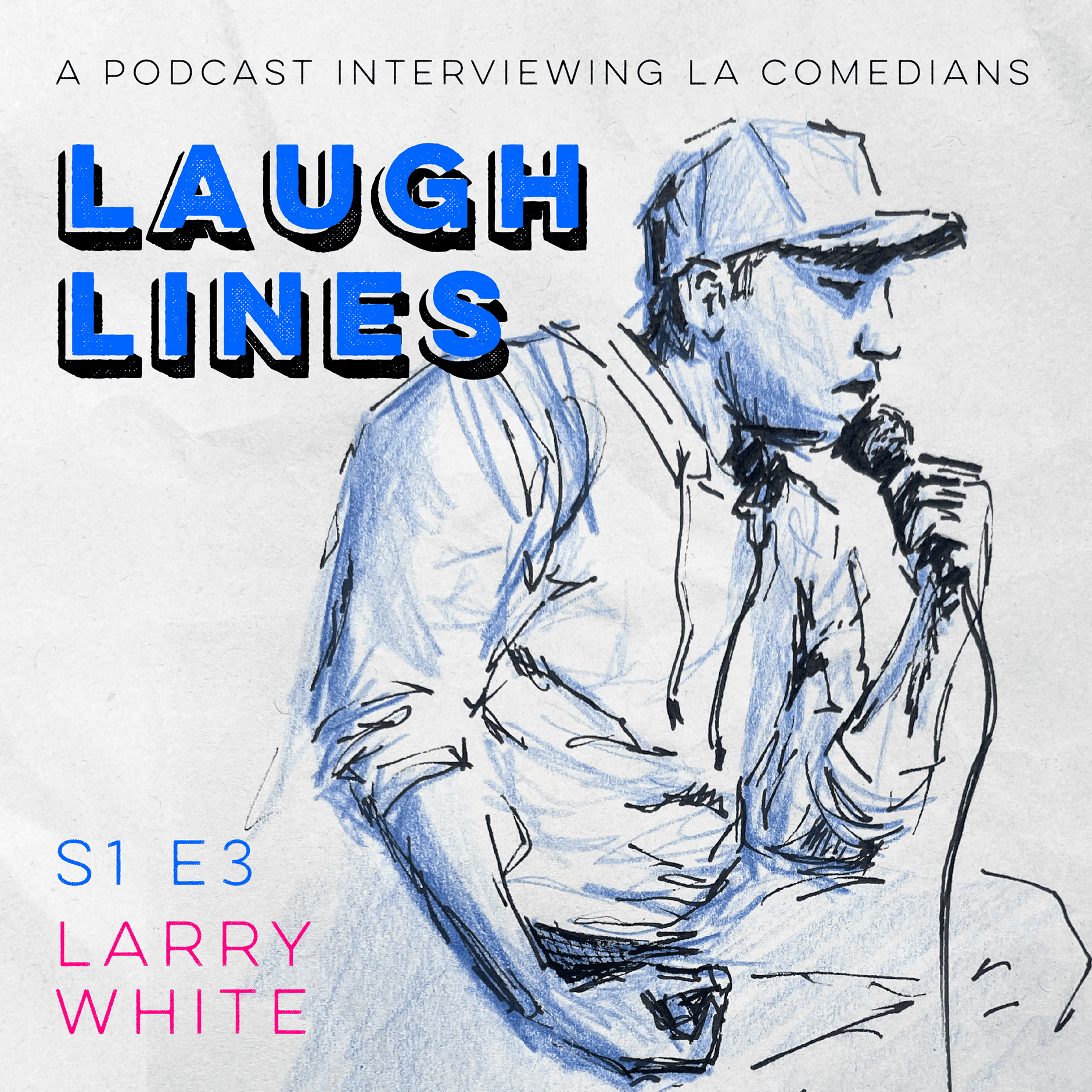 Larry White - Laugh Lines LA cover