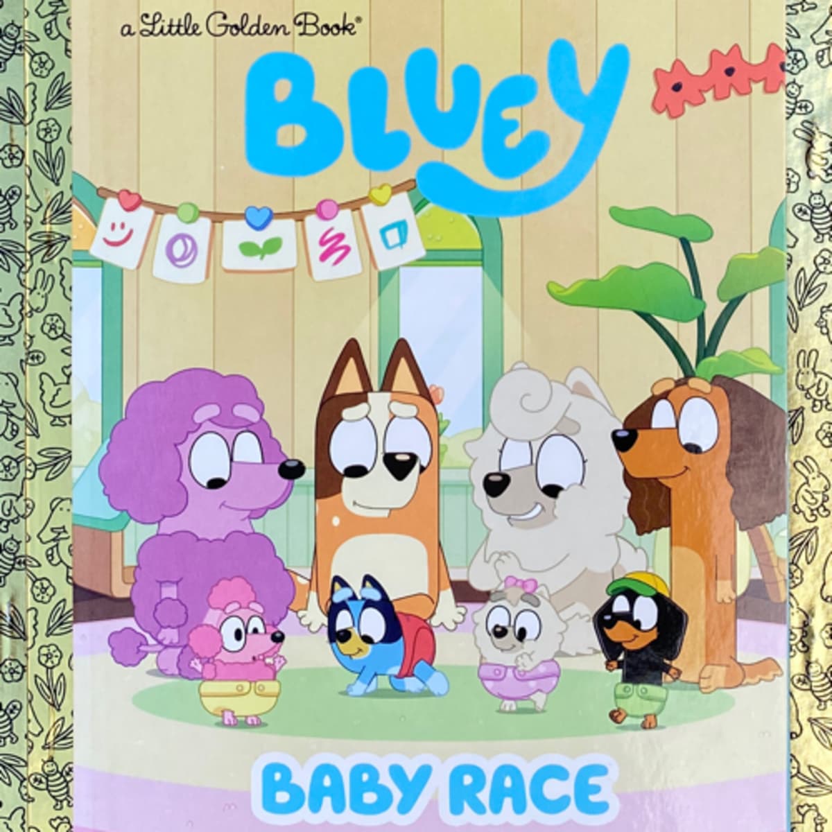 BLUEY: Baby Race - Lei’s Little Golden Books cover