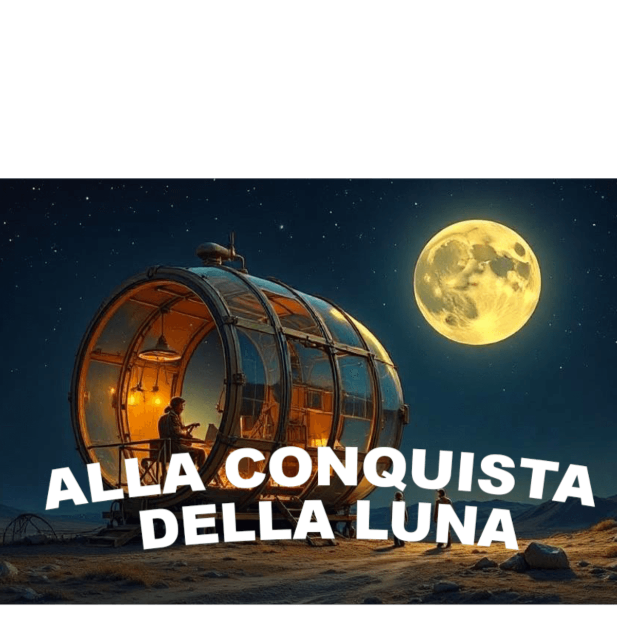 ALLA CONQUISTA DELLA LUNA - Gandalf Gray cover