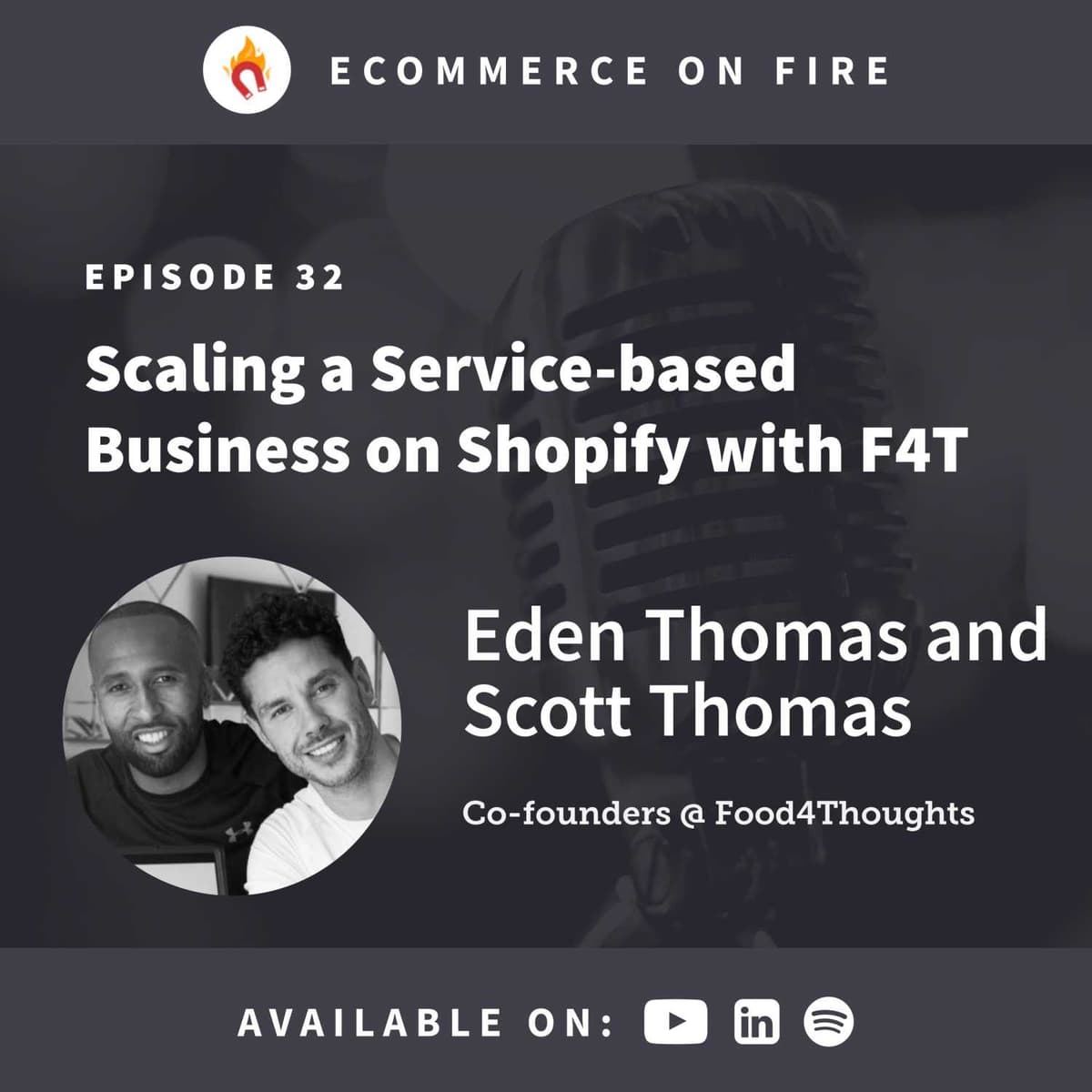 Scaling a Service-based Business on Shopify with F4T 🚀 💪 EP 32 - eCommerce on Fire cover