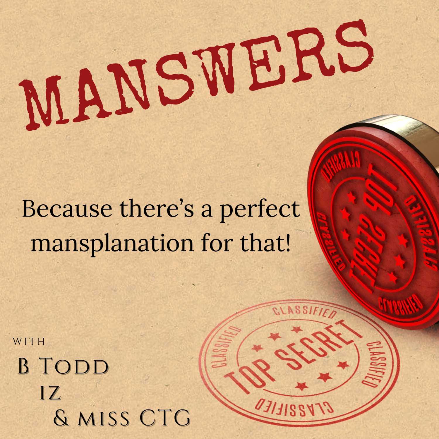 Episode 28 - Miss CTG and the Funky Jug Boys Band - MANSWERS  cover