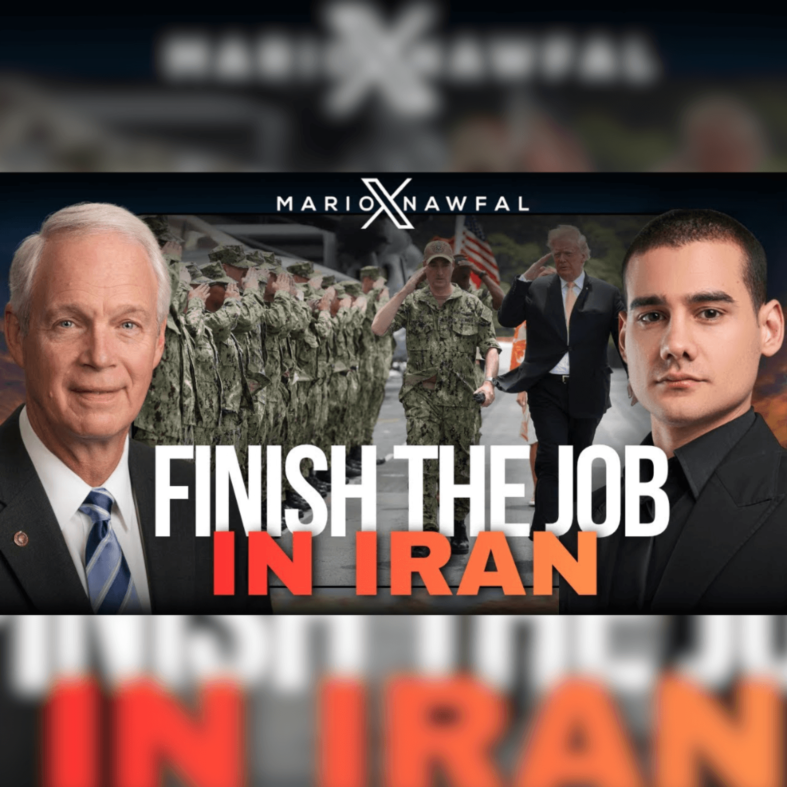 IRAN WILL BE LONG-TERM PROJECT - w/ Senator Ron Johnson — Mario Nawfal cover