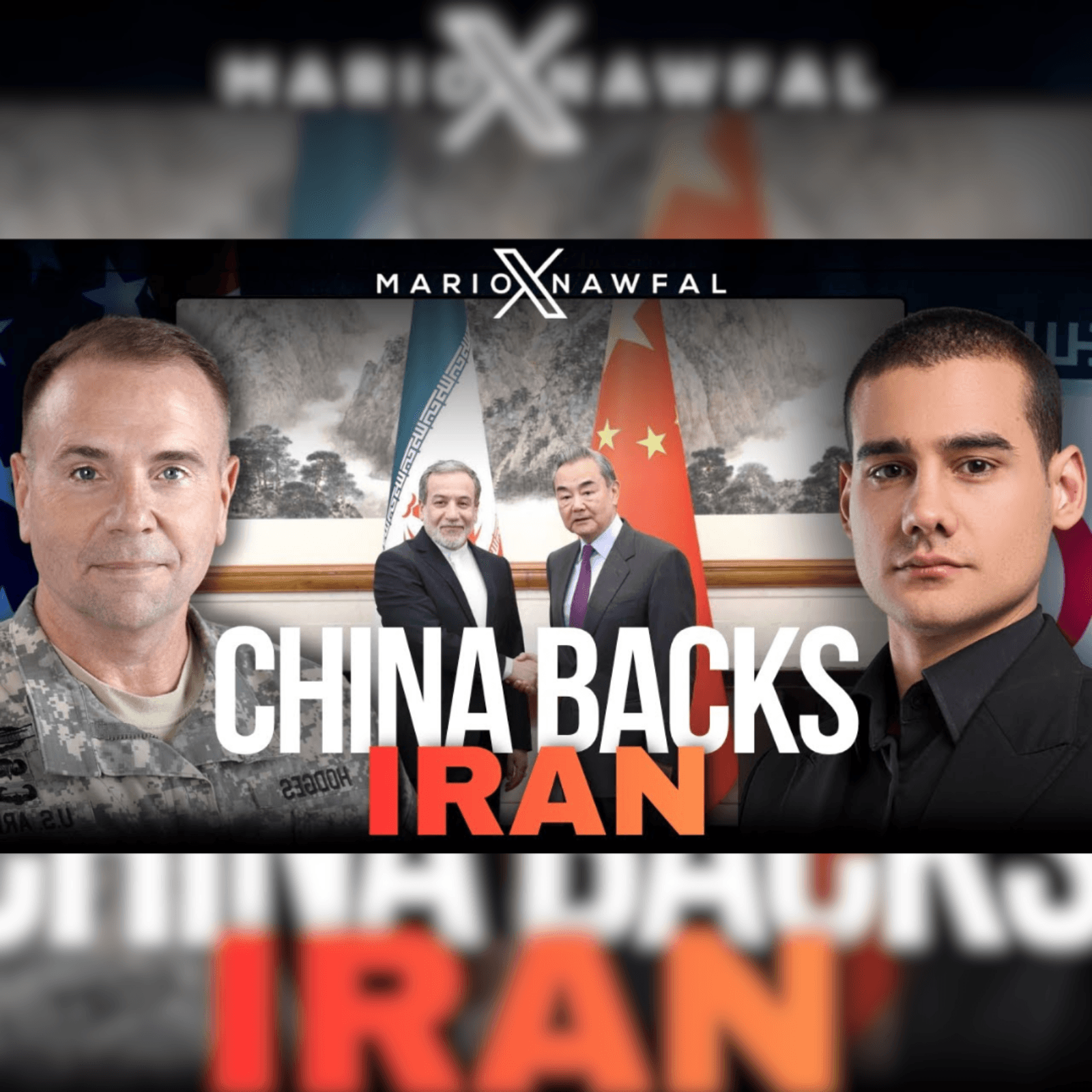 IRAN HOLDS TALKS WITH CHINA - w/ Lt. Gen. Ben Hodges — Mario Nawfal cover
