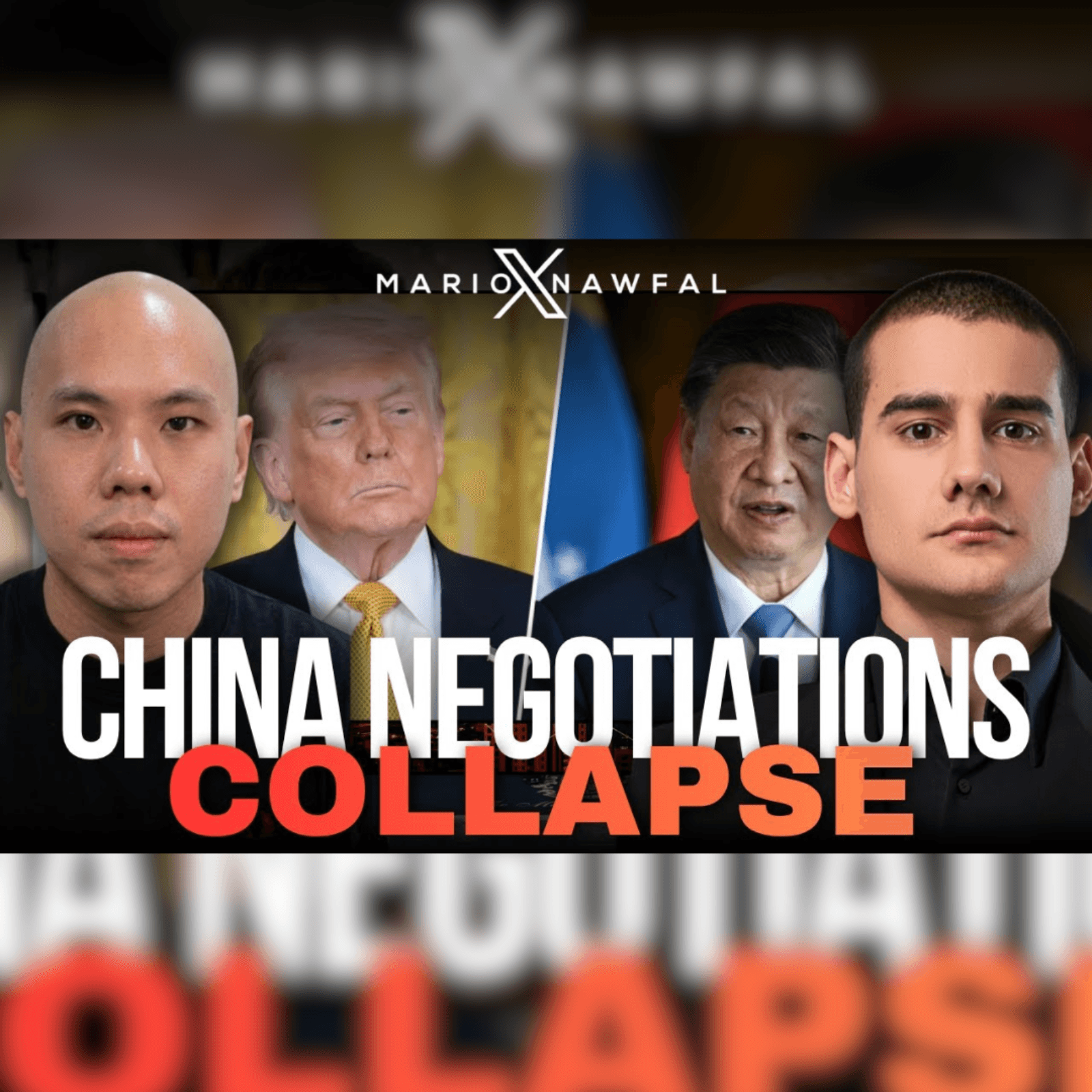 Trump Leaves China Talks Empty Handed - w/ China Macro Expert Sean Foo — Mario Nawfal cover