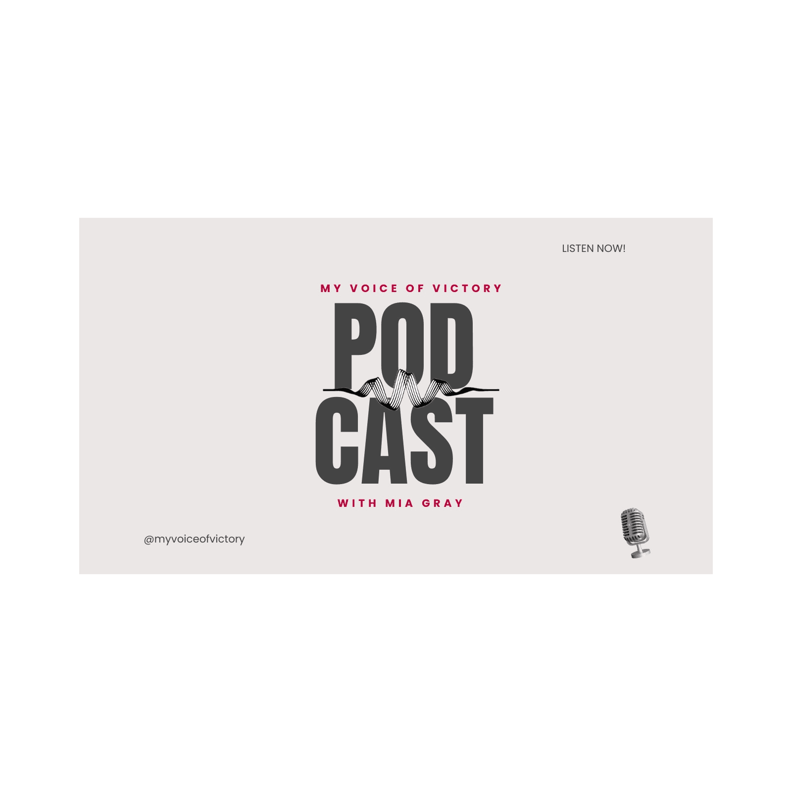 My Voice of Victory cover