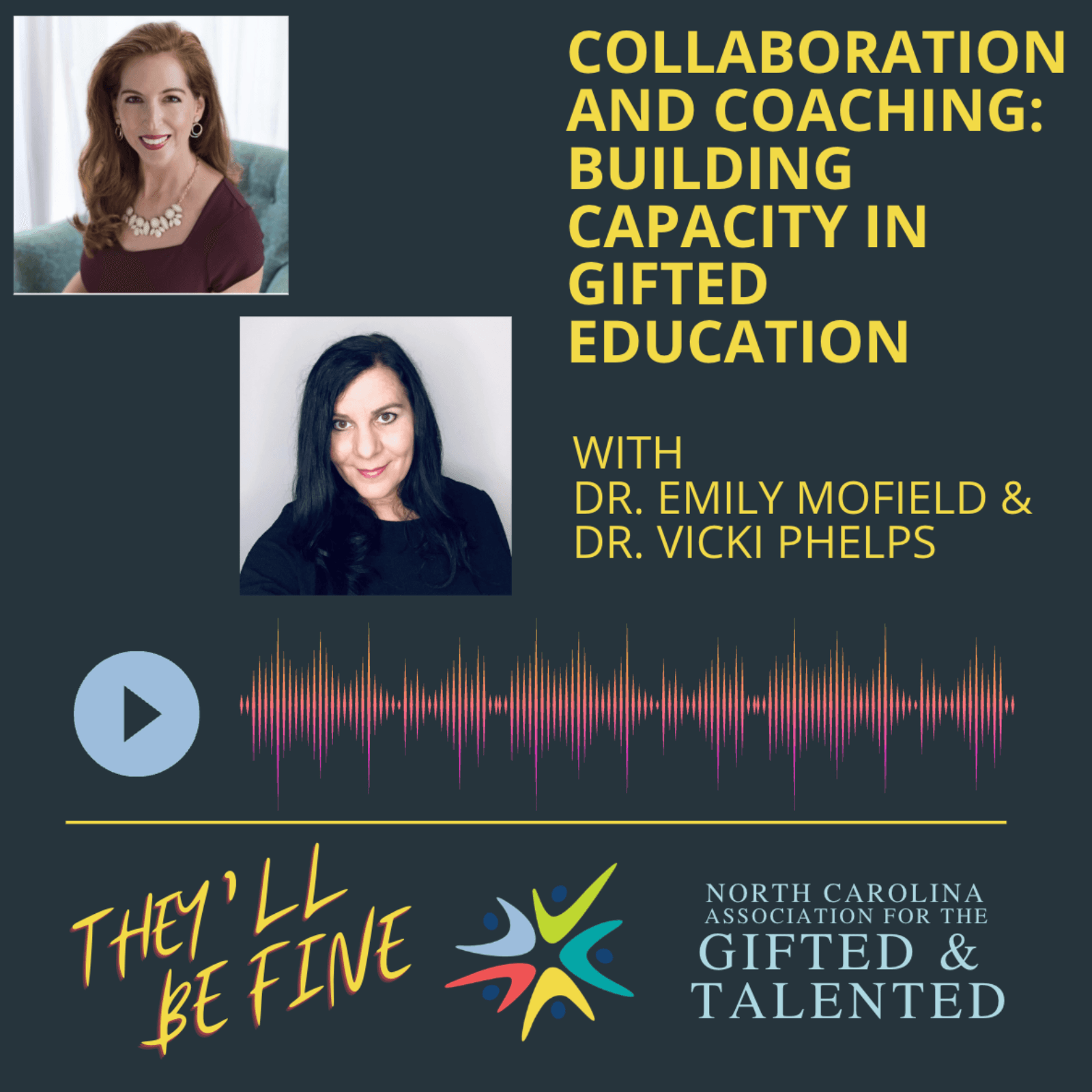 Collaboration and Coaching: Building Capacity in Gifted Education with Dr. Emily Mofield & Dr. Vicki Phelps - They'll Be Fine  cover