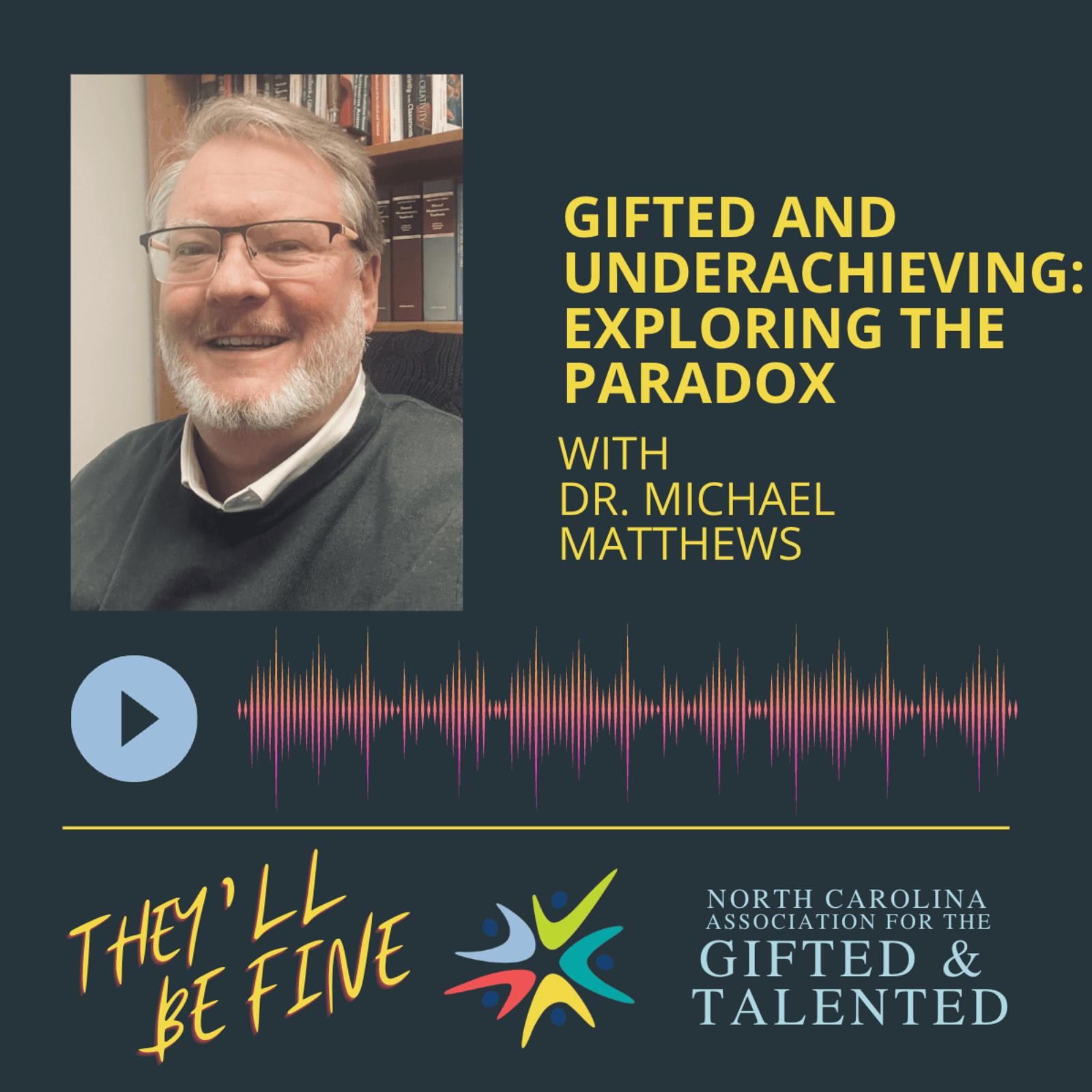 Gifted and Underachieving: Exploring the Paradox with Dr. Michael Matthews - They'll Be Fine  cover