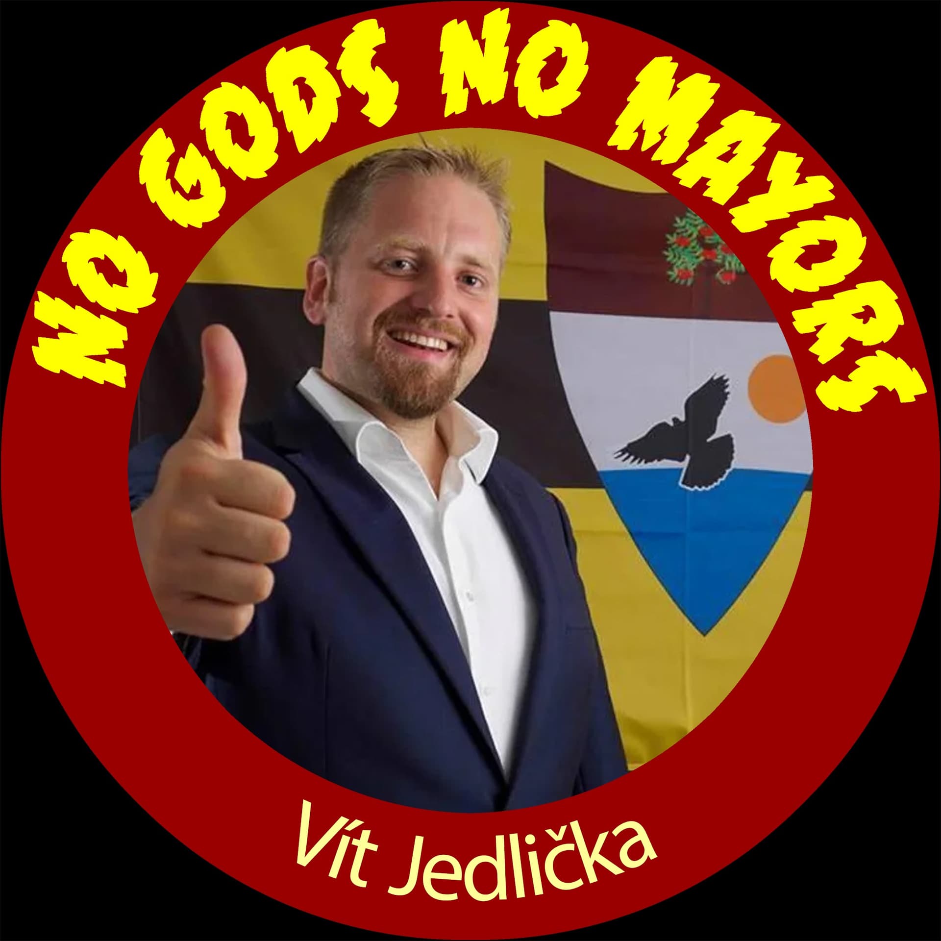 Vít Jedlička (with Eleanor Janega) - No Gods No Mayors cover