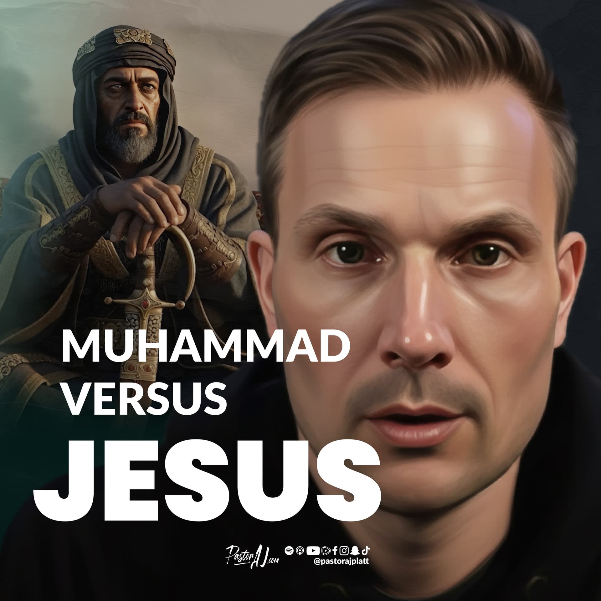 Jesus is GREATER Than Muhammad: 😱 Christian Apologist Examines  Muhammad's SHOCKING Character! - Pastor AJ cover
