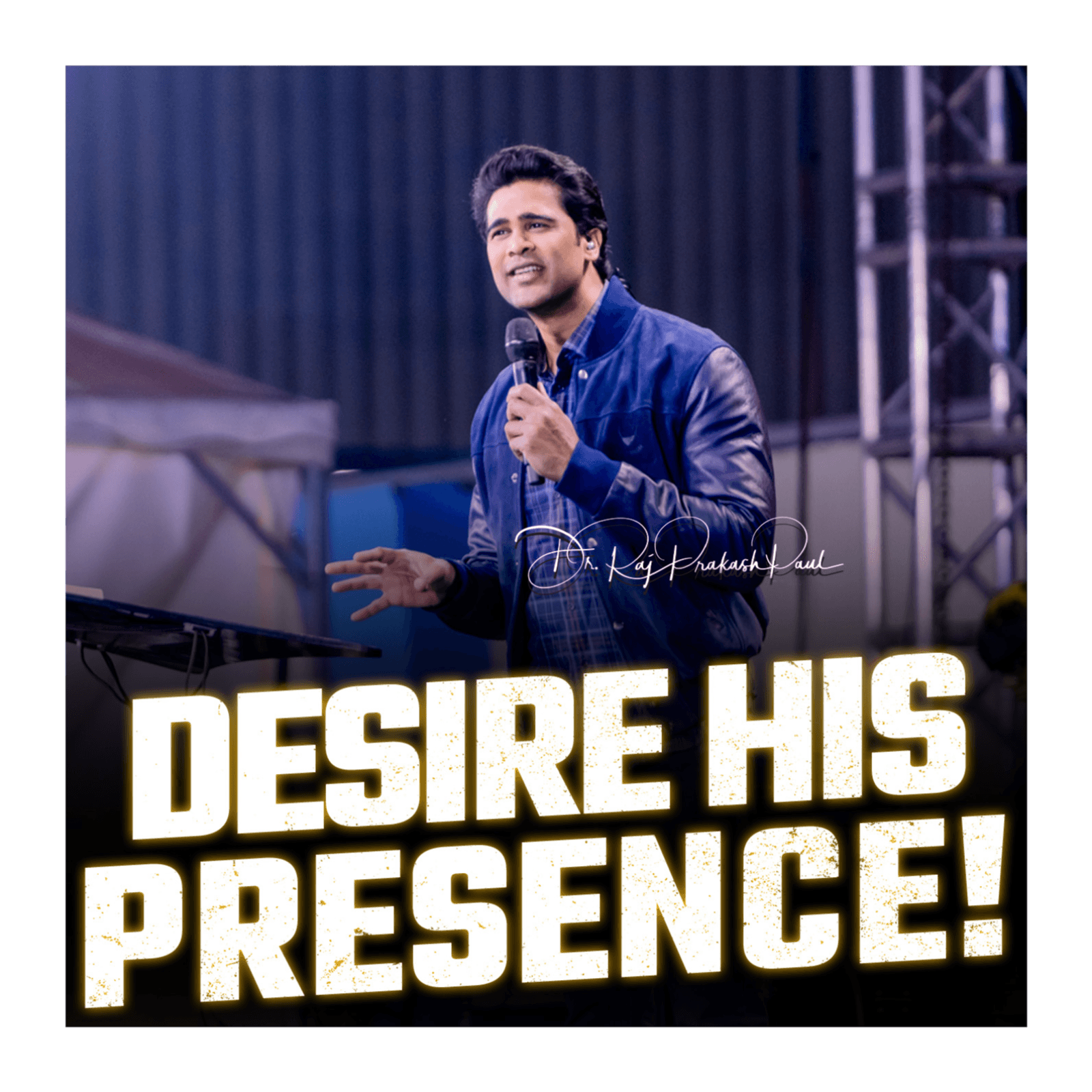 Desire His presence! - Raj Prakash Paul cover