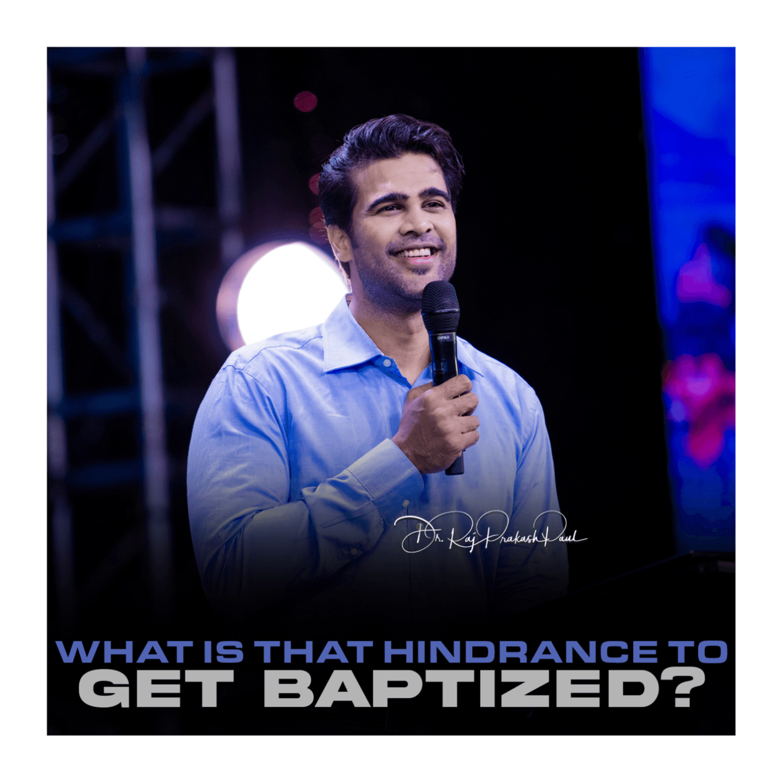 What Is That Hindrance To Get Baptized? - Raj Prakash Paul cover
