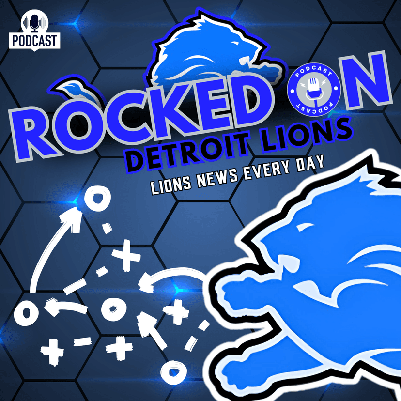THE RISE & GRIND MORNING SHOW  | ROCKED ON DETROIT LIONS cover