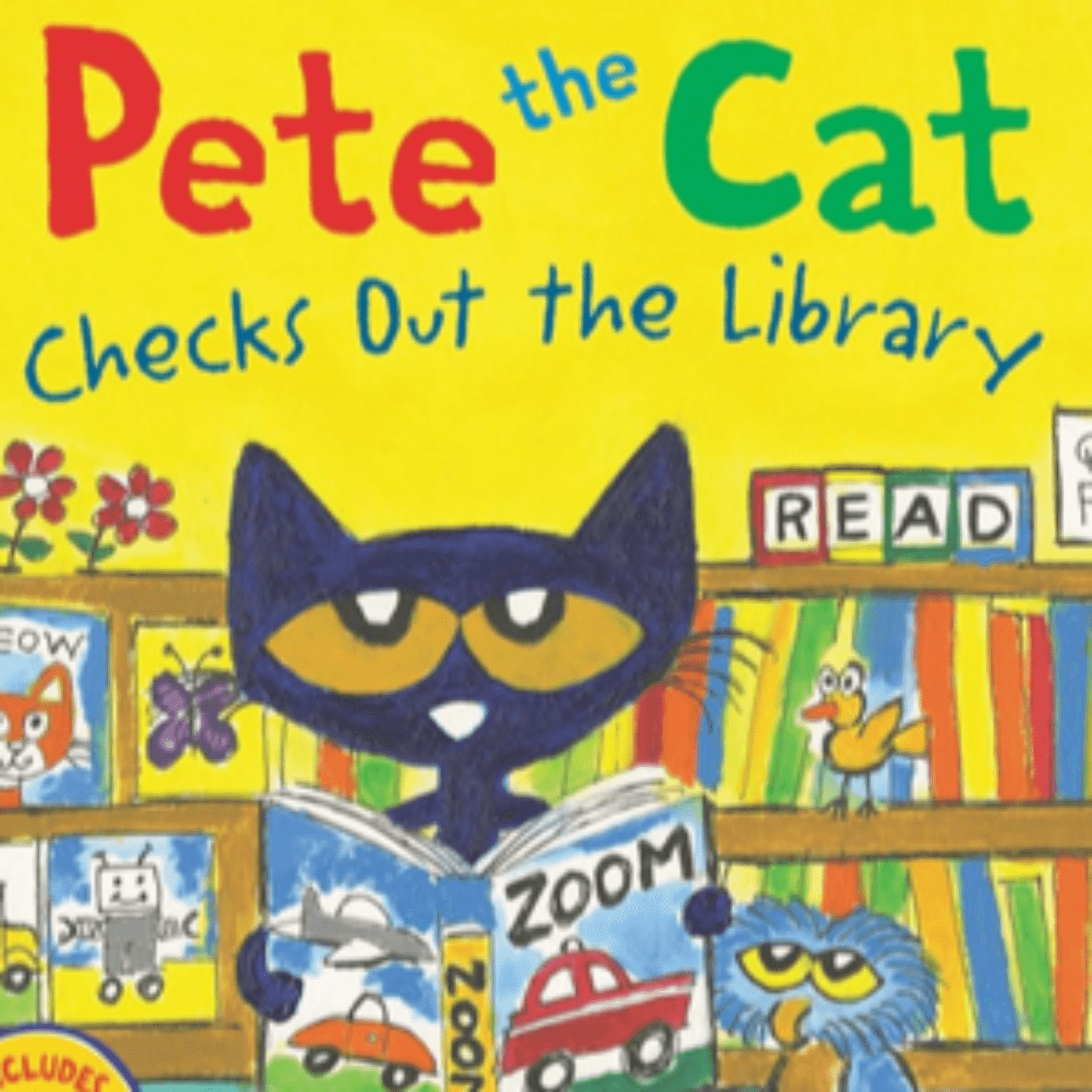 Pete the Cat Checks Out the Library - Ryan's Room cover