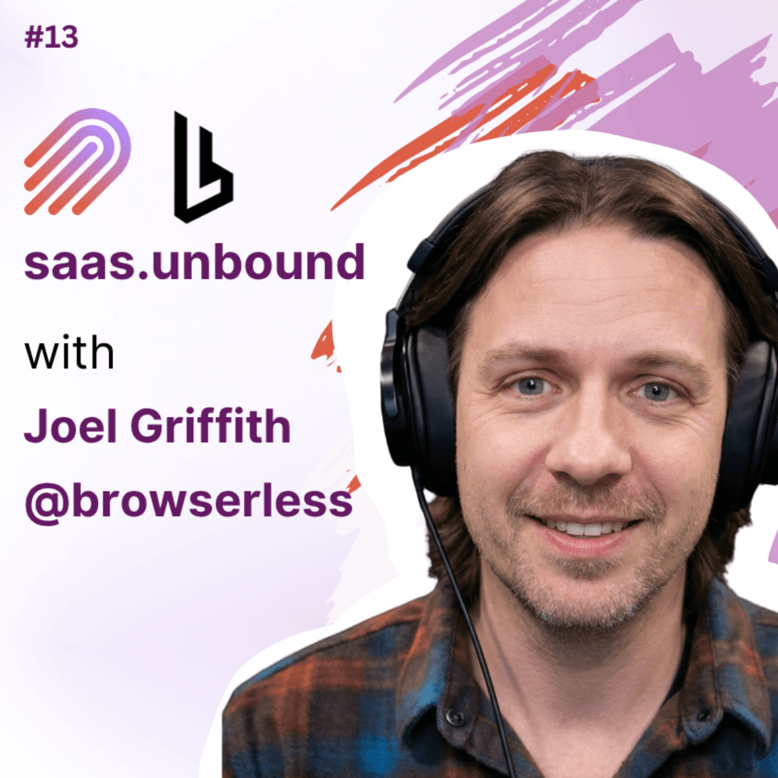 The anti-hypergrowth SaaS: build a business you want to run | Joel Griffith @browserless - saas.unbound cover
