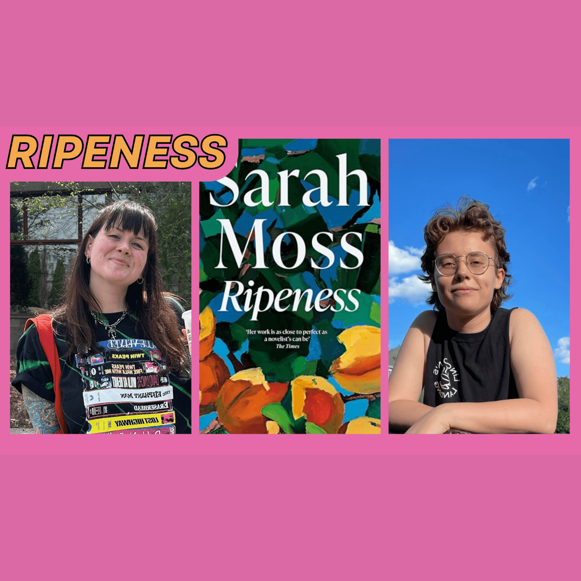 Book Club - Ripeness by Sarah Moss - Shelving Cart cover