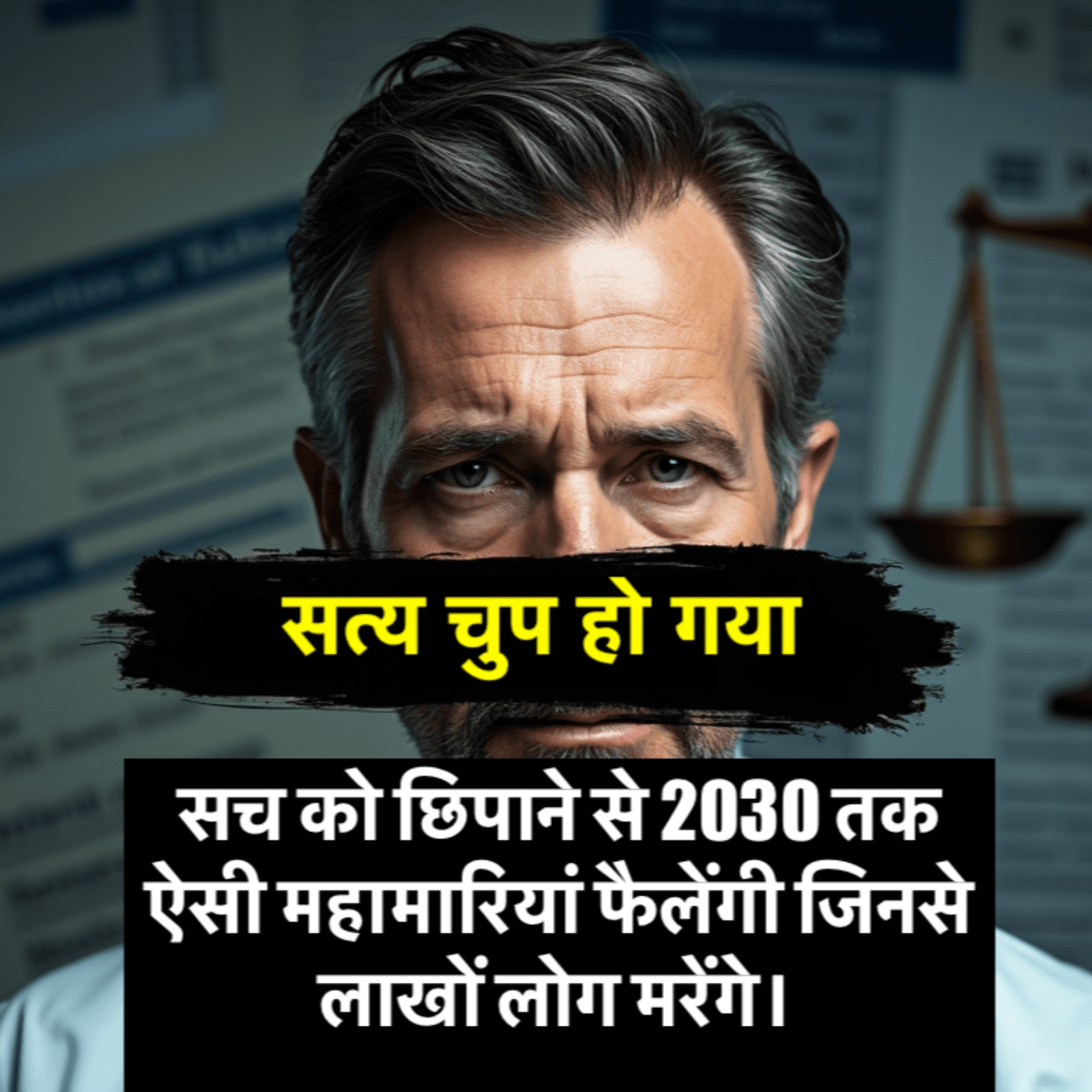 संस्थाएं भय का प्रसार करके स्वतंत्र इच्छाशक्ति को कुचलने और धन का संचय जारी रखने के लिए हर संभव प्रयास कर रही हैं, जिससे हमारे जीवन को जानलेवा संक्रमणों के खतरे में डाला जा रहा है। - Dr Kadiyali Srivatsa - The Priest of Patient Centerd Care cover