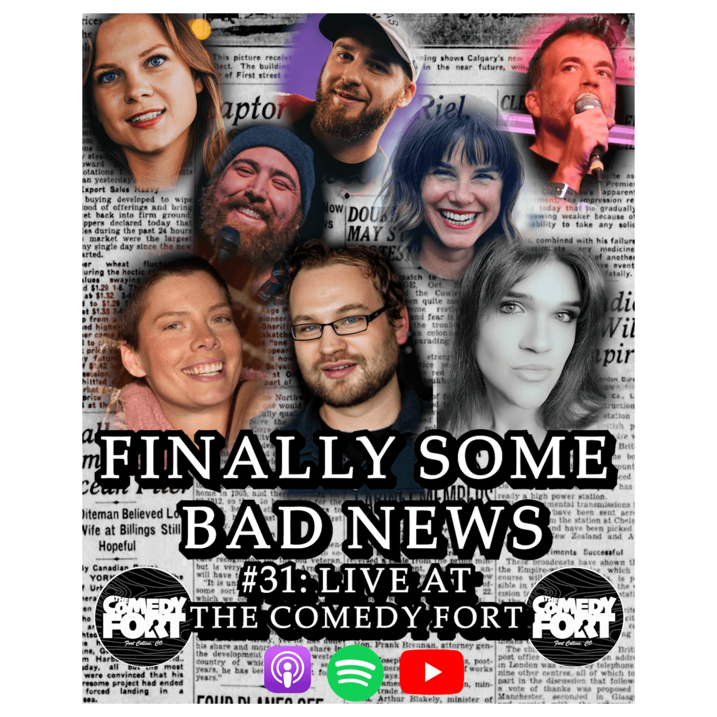 Live at The Comedy Fort - Finally Some Bad News cover