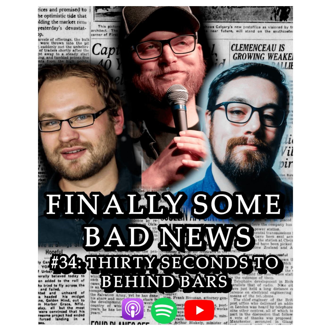 Thirty Seconds to Behind Bars - Finally Some Bad News cover