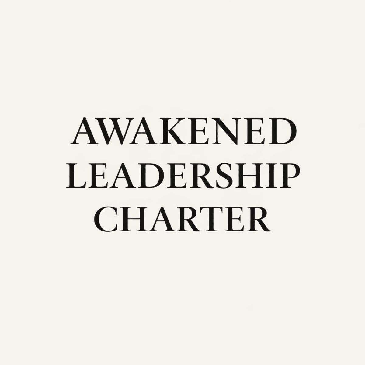 The Awakened Leadership Charter: The Future of Governance - SunDeep Talks: A Leadership Awakening Podcast.  cover