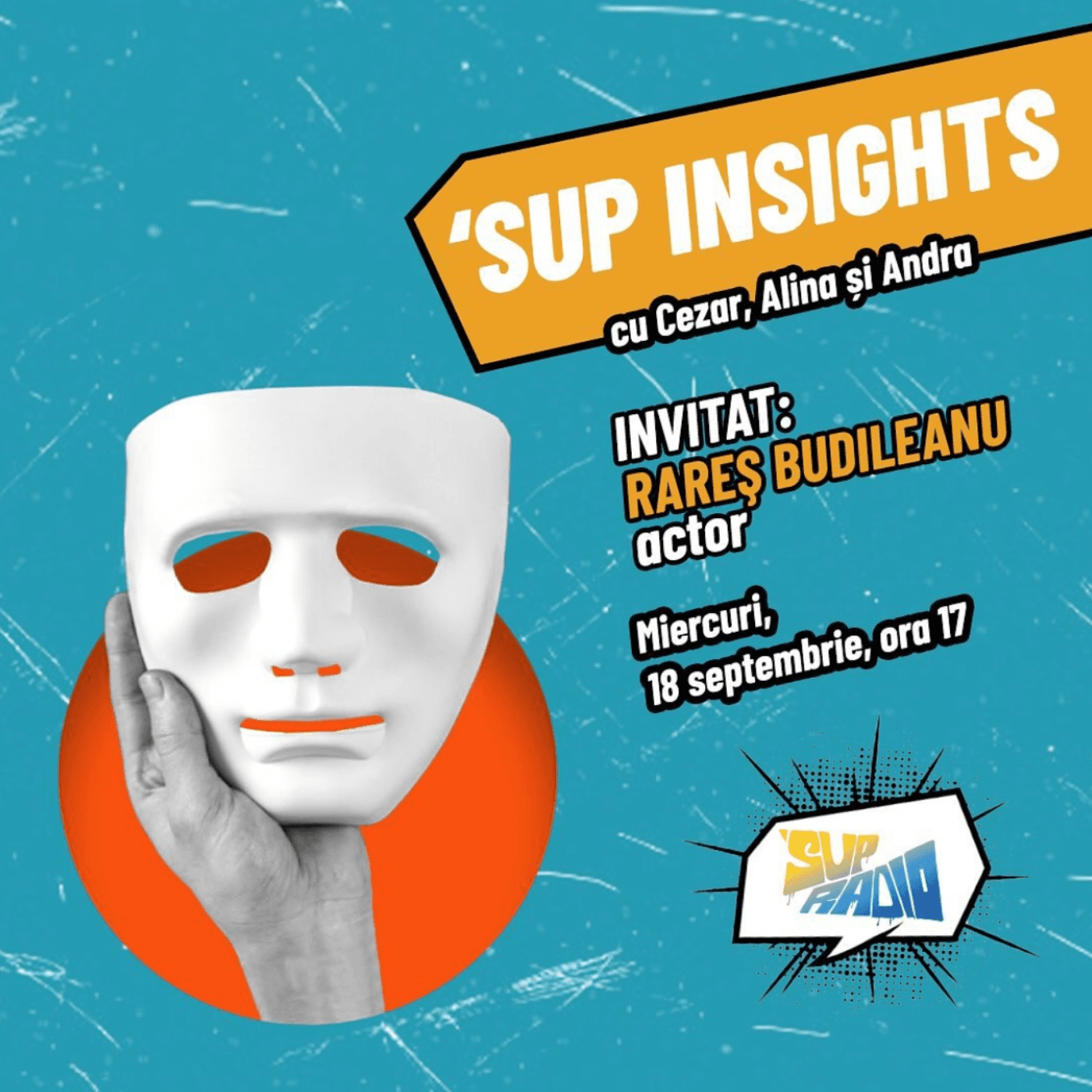 Sup Insights- Rares Budileanu (actor) - Sup Radio cover