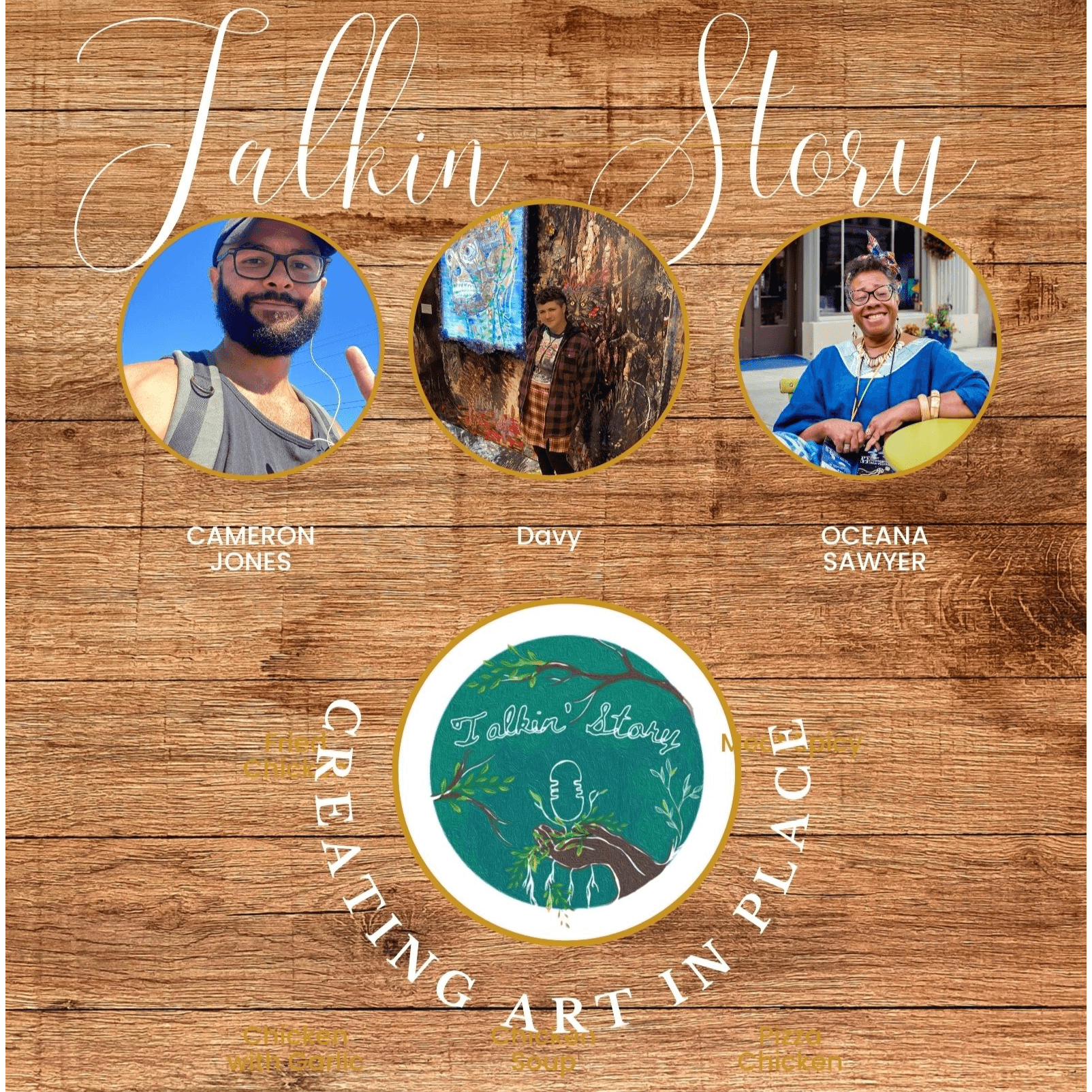 Creating Art in Place, with guest davy (Bobby4Bobby) - Talkin Story cover