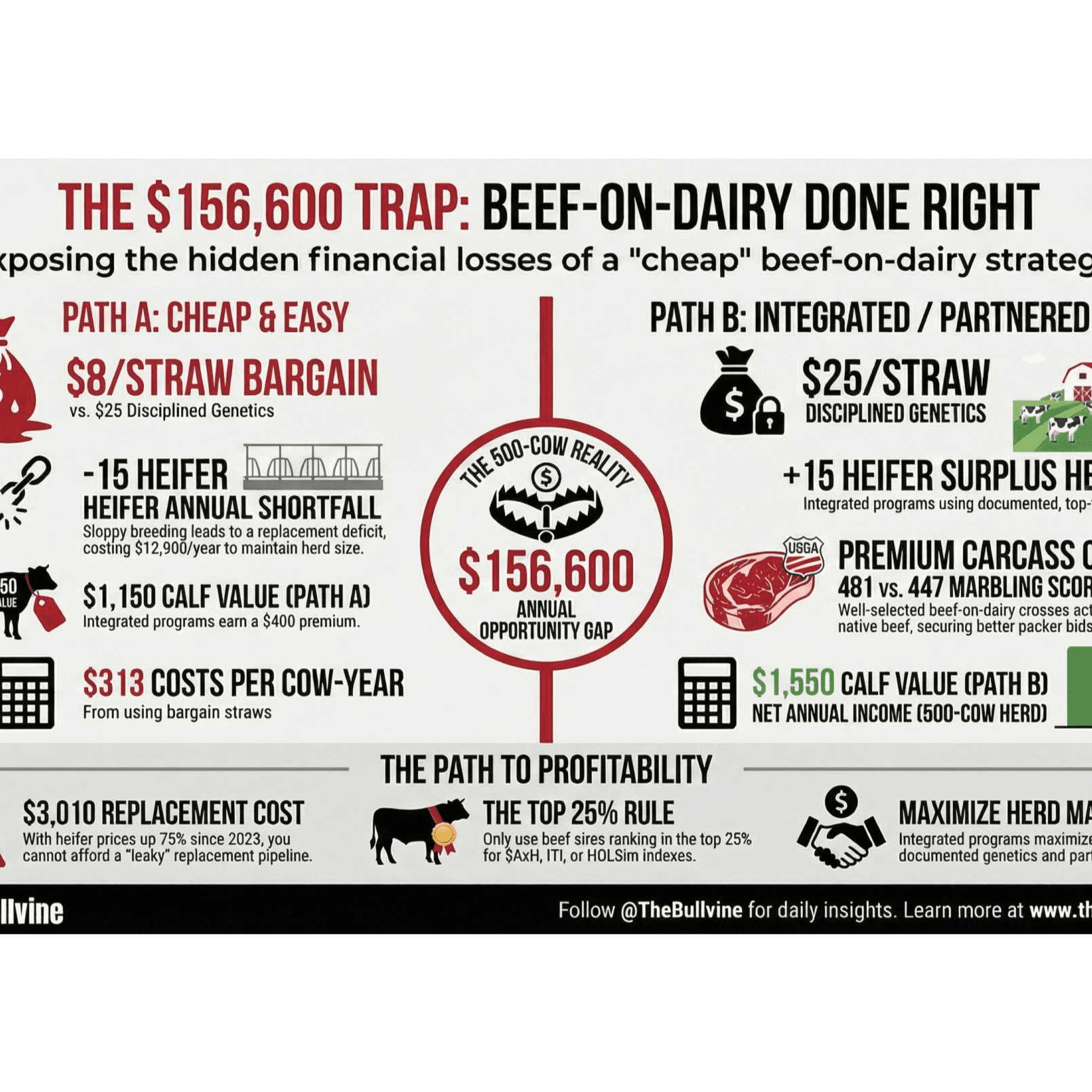 E531 $7,700 Saved, $156,600 Lost: The Beef-on-Dairy Trap CoBank Warned You About - The Bullvine cover