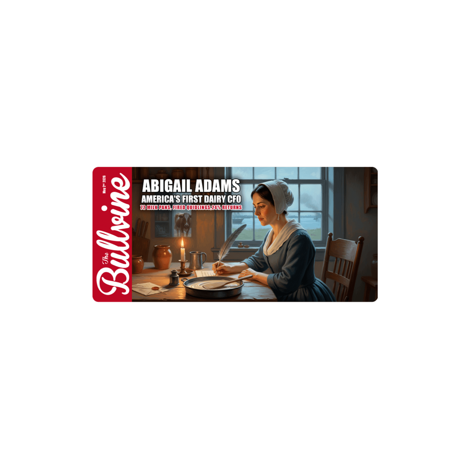E548 72 Milk Pans, Fired Quidlings, 24% Returns: Abigail Adams, America’s First Dairy CFO - The Bullvine cover
