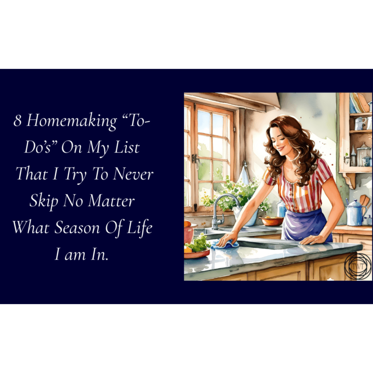 My Top 8 Homemaking Daily To-Do's - The Whole Topic  cover