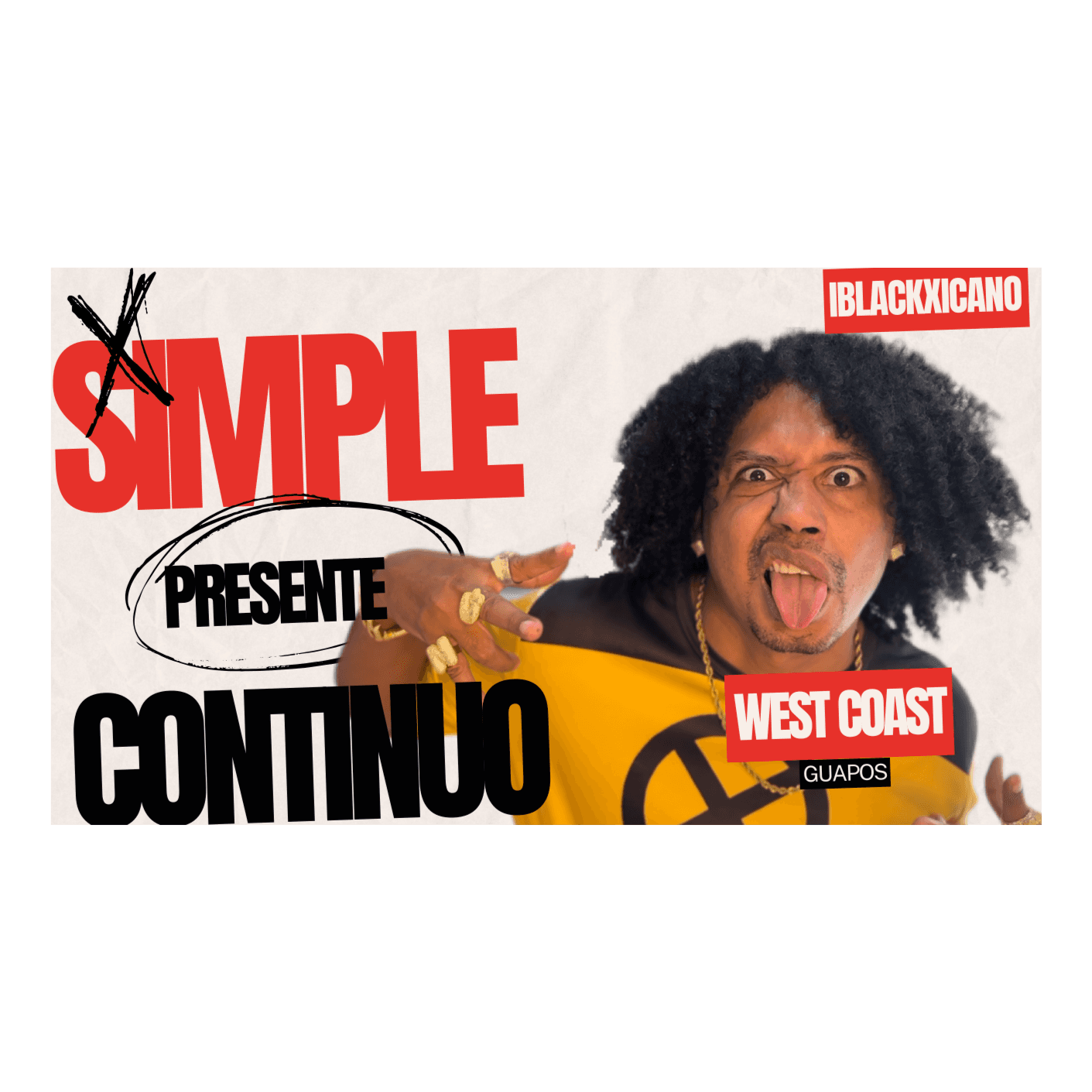 presente simple VS Presente continuo - West Coast Guapos cover