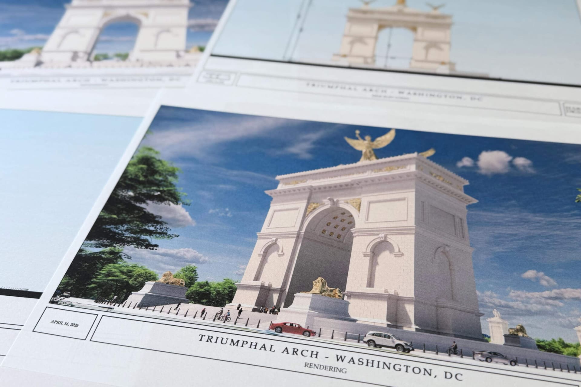 How Trump's proposed triumphal arch would change the nation's capital - Here & Now cover