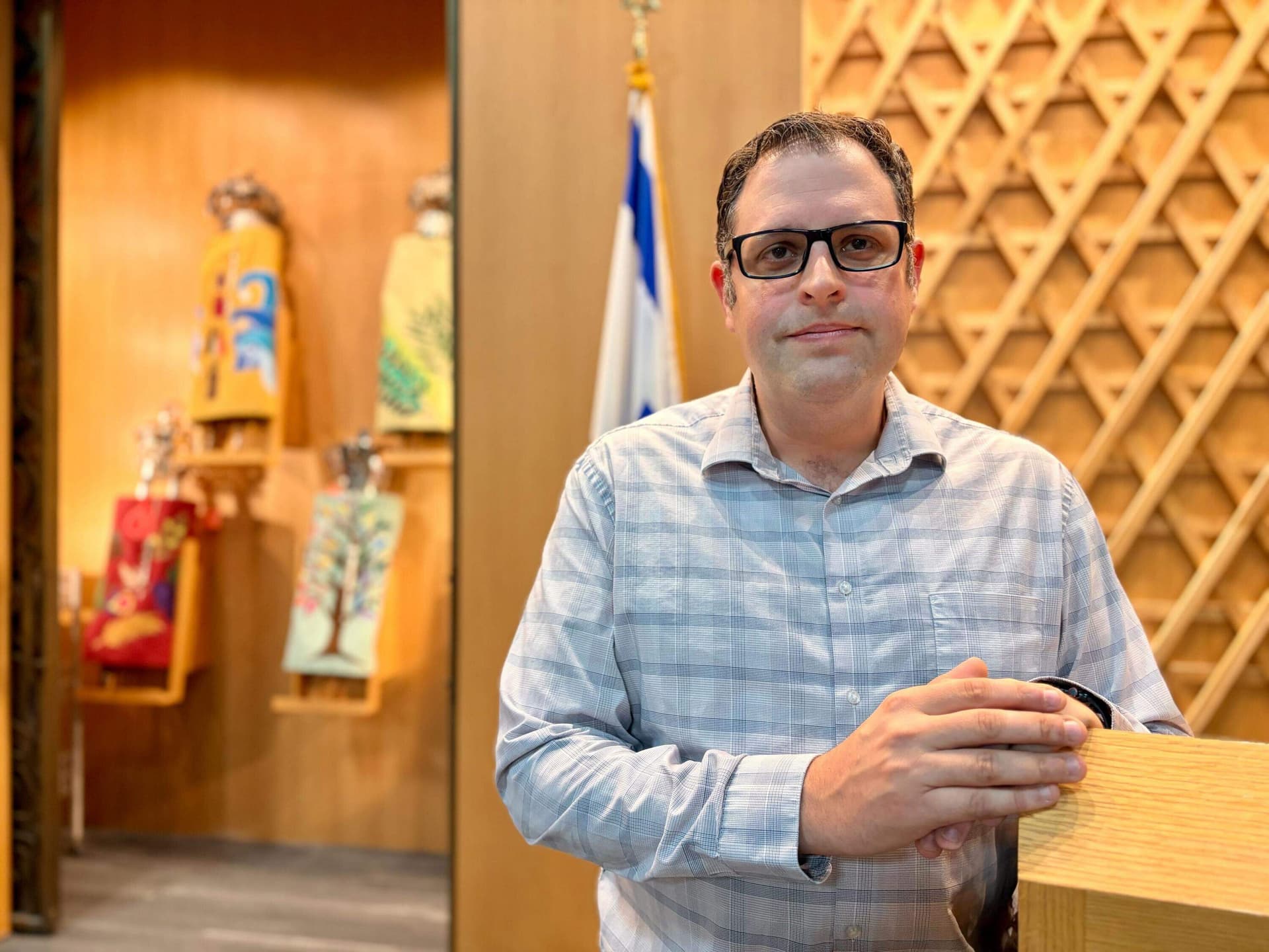 Rabbi reflects on war, antisemitism and securing synagogues - Here & Now cover