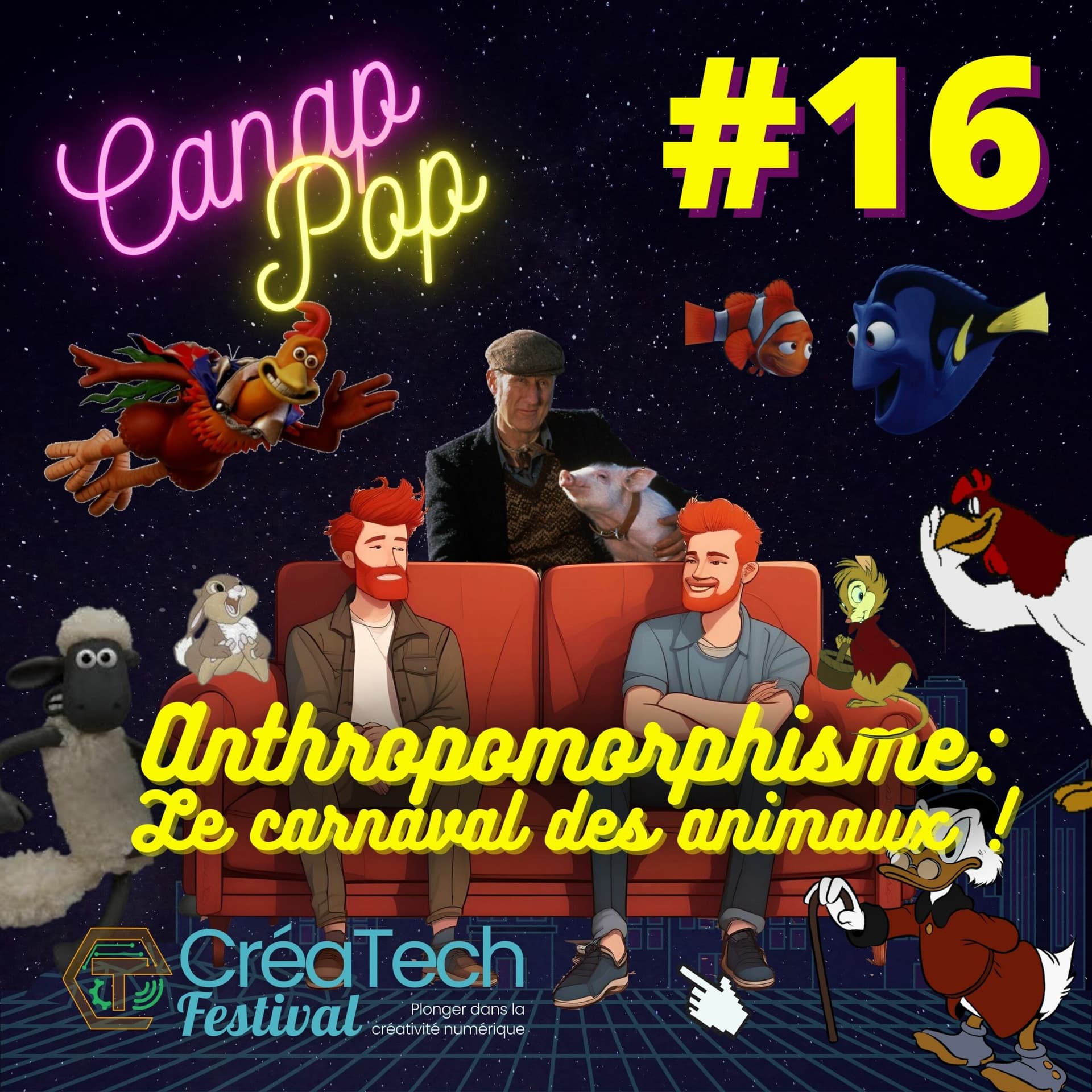 Canap’Pop 16 – Anthropomorphisme : Le carnaval des animaux ! — Canap'Pop - La Pop Culture confortablement installée ! cover