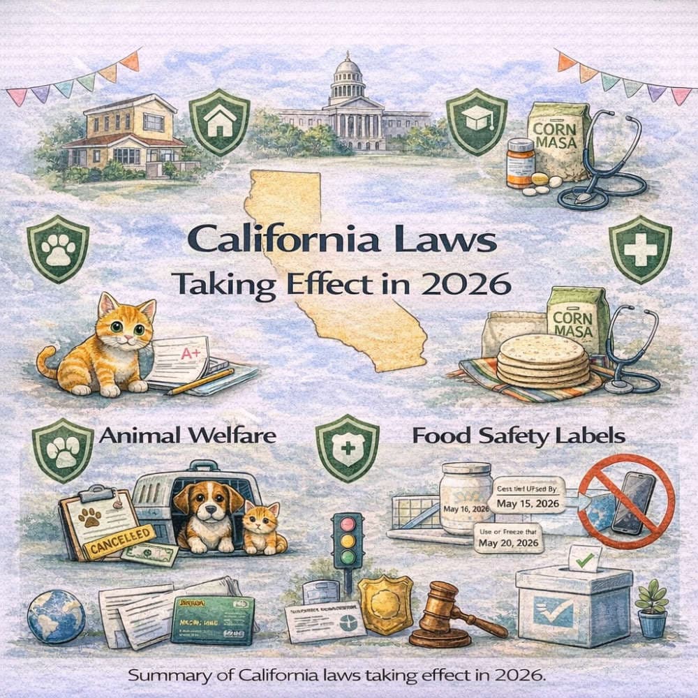 2026 New California Laws - Observations cover