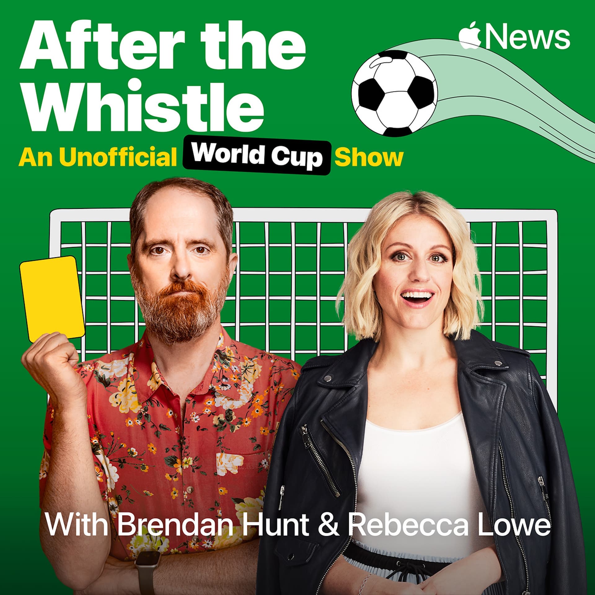 After the Whistle with Brendan Hunt and Rebecca Lowe cover