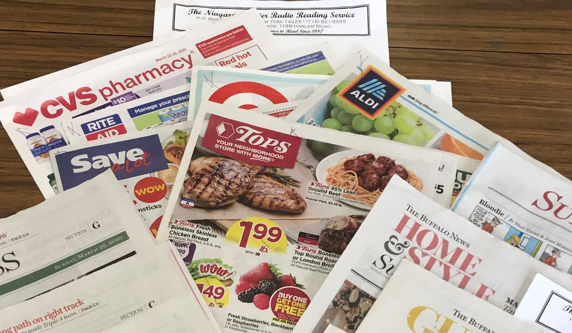 Supermarket Ads - Niagara Frontier Radio Reading Services Podcast cover