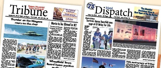 Island Dispatch Niagara Tribune Record Saturdays 4pm - Niagara Frontier Radio Reading Services Podcast cover