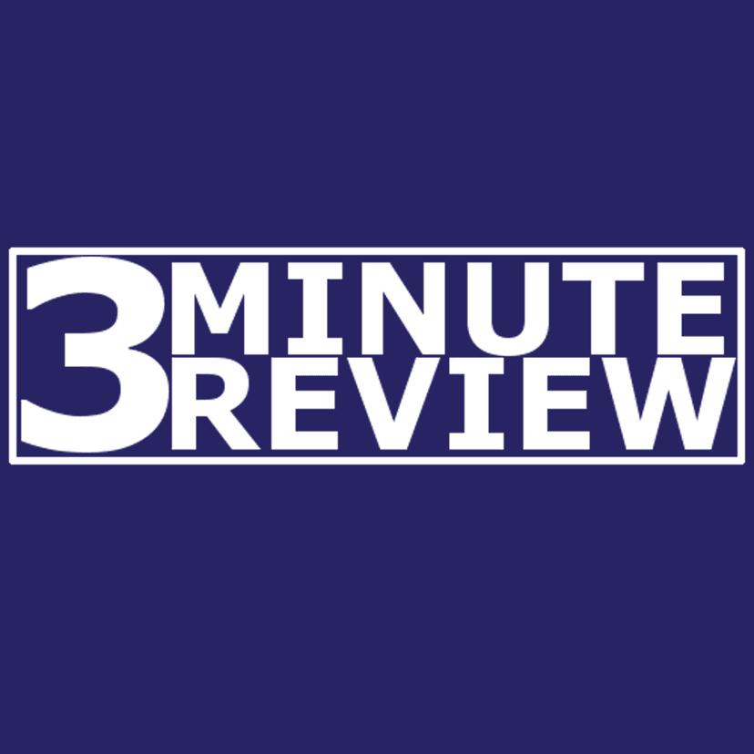 Three Minute Book Review cover