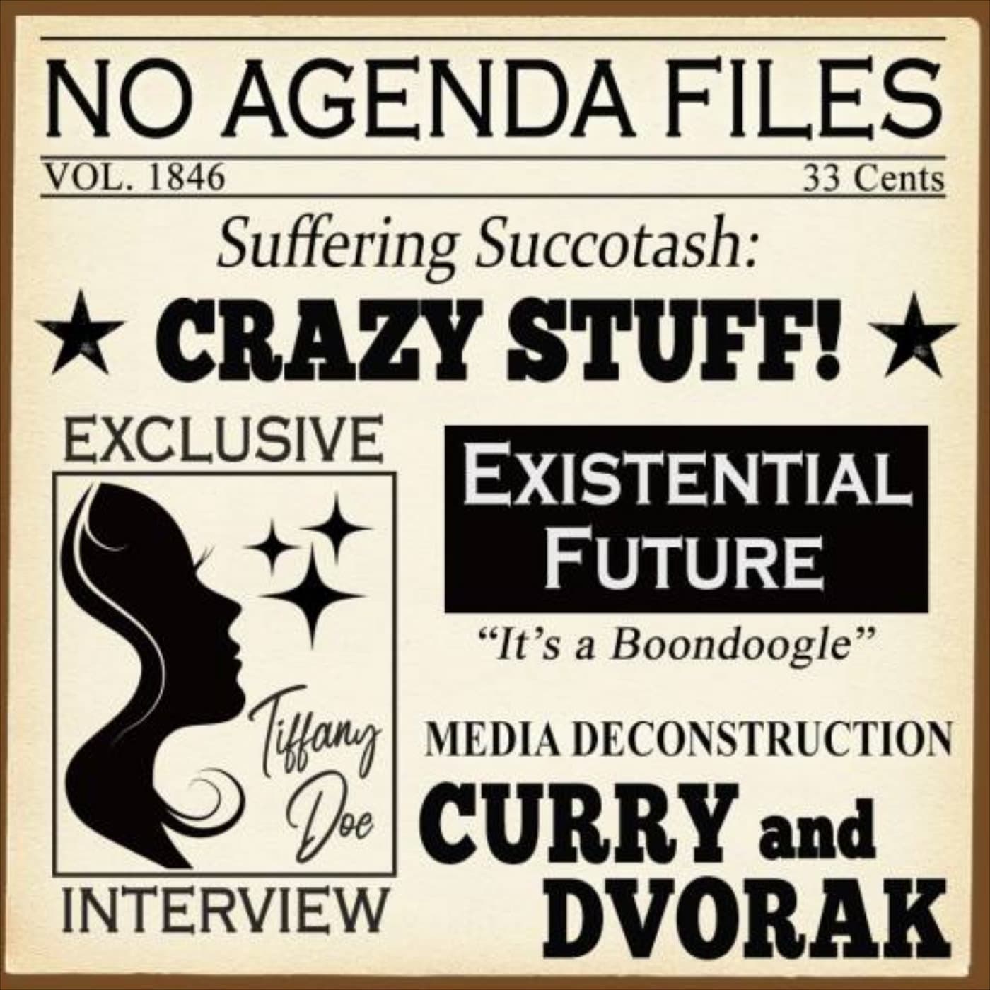 1846 - "Thumbstick Flick" - No Agenda Show cover