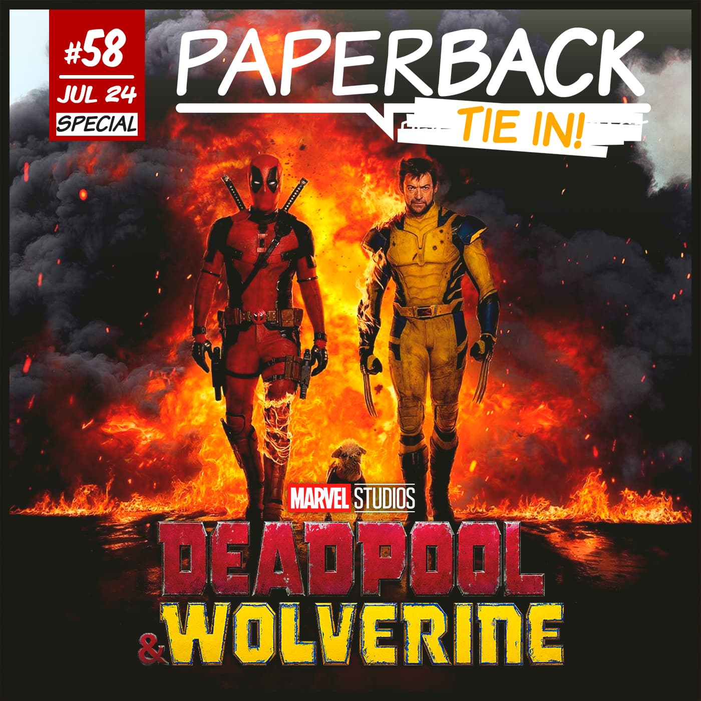 Tie-In 58 - Deadpool & Wolverine - Paperback - Der Comic-Podcast cover