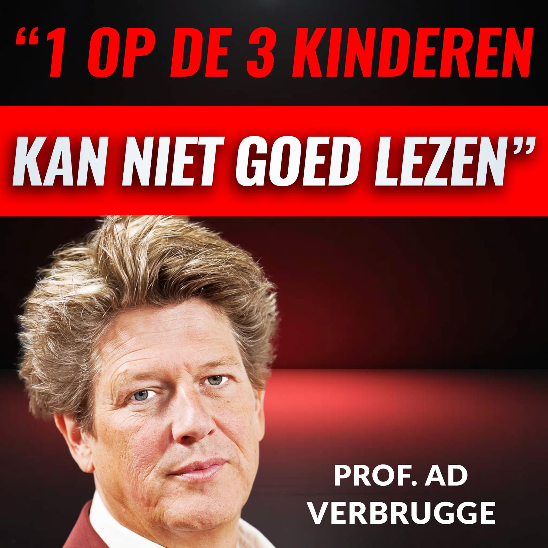 Onderwijs FAALT: Wie Is Schuldig? Met Prof. Ad Verbrugge (#132) — Hete Hangijzers cover