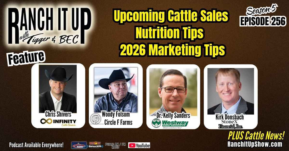 Upcoming Cattle Sales, Nutrition Tips, and Marketing Insights For 2026 - Ranch It Up Radio Show & Podcast cover