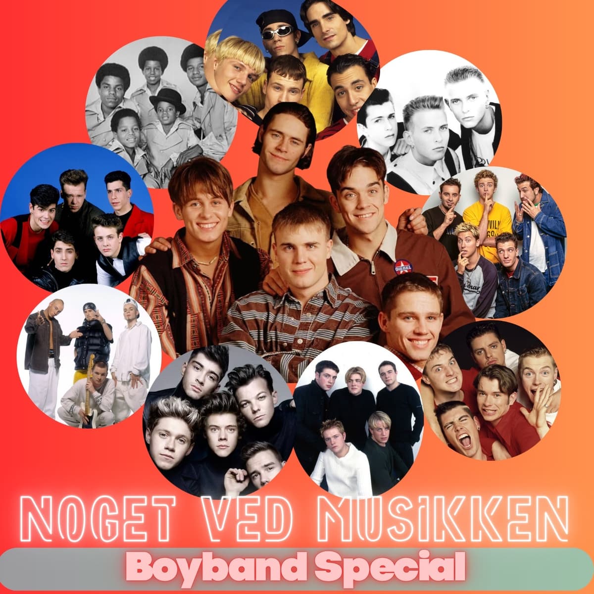 Boyband Special: Take That, Backstreet Boys, New Kids On The Block, Westlife, Boyzone, *NSYNC, One Direction, Bros, East 17, Hanson & C21 - Noget Ved Musikken cover