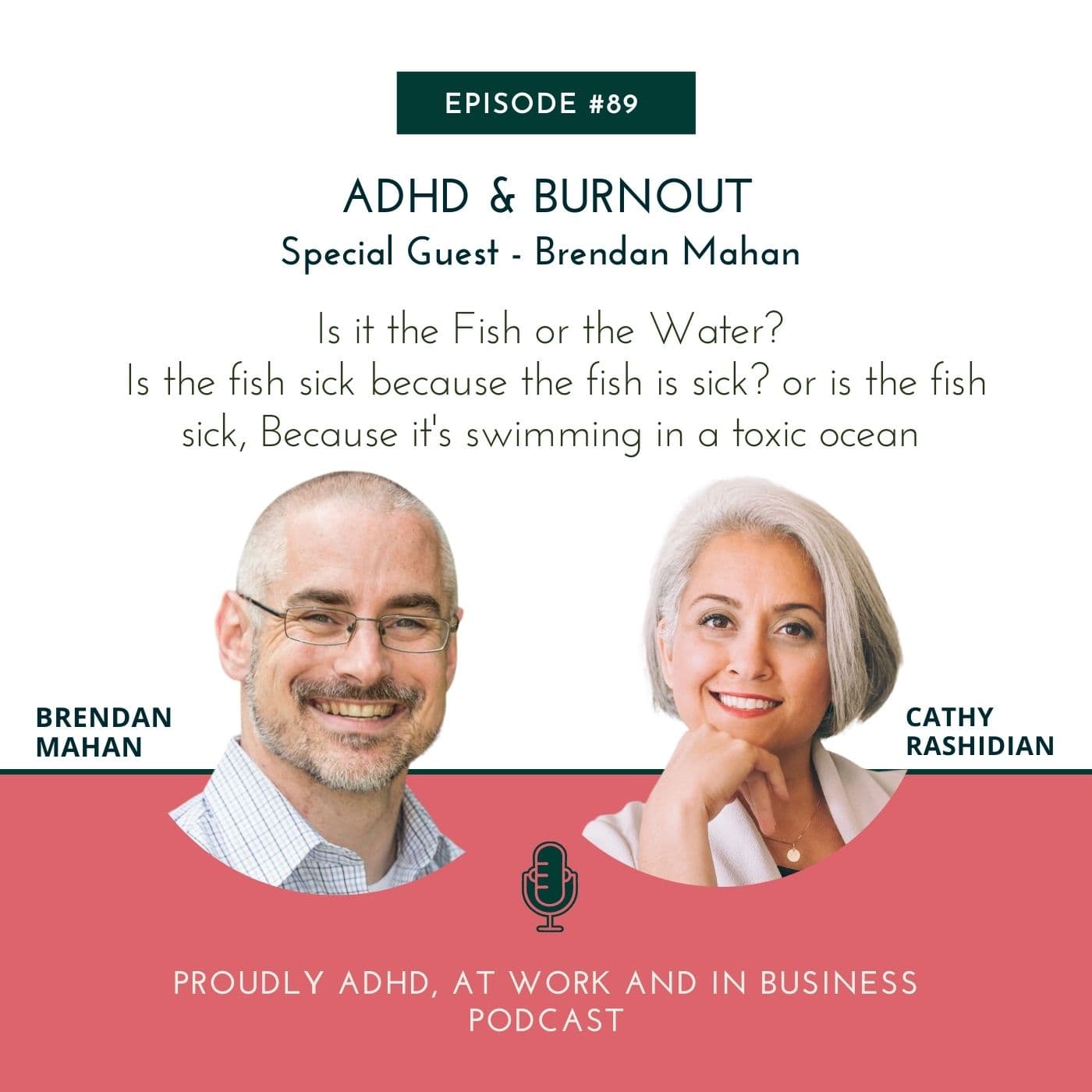 ADHD and Burnout: Navigating the Connection | Guest - Brendan Mahan - Refined Leadership - ADHD Lens cover
