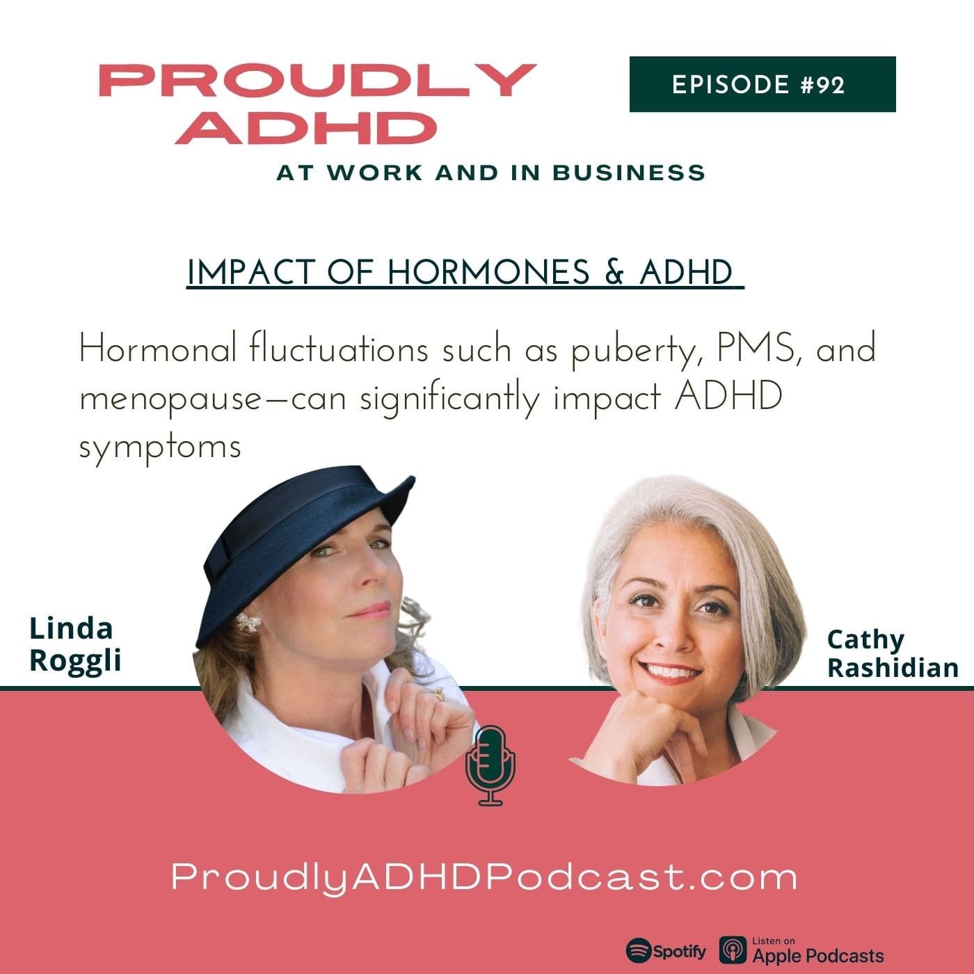 Hormonal Fluctuations & ADHD in Women | Guest Linda Roggli - Refined Leadership - ADHD Lens cover
