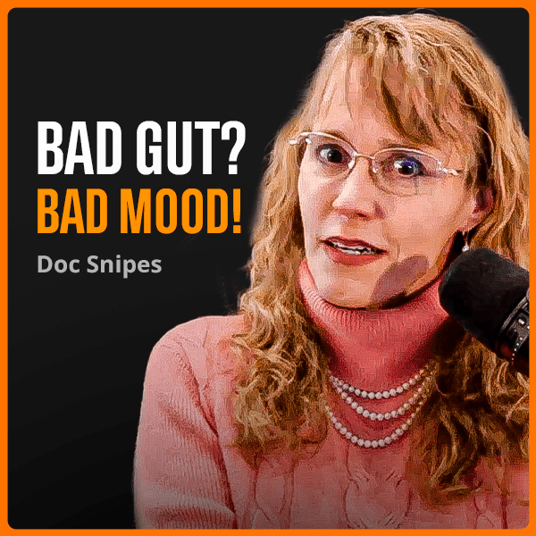 916 - Dr. Dawn-Elise Snipes: This Simple Gut Problem Could Be Making You Depressed & Addicted - Man Within Podcast cover