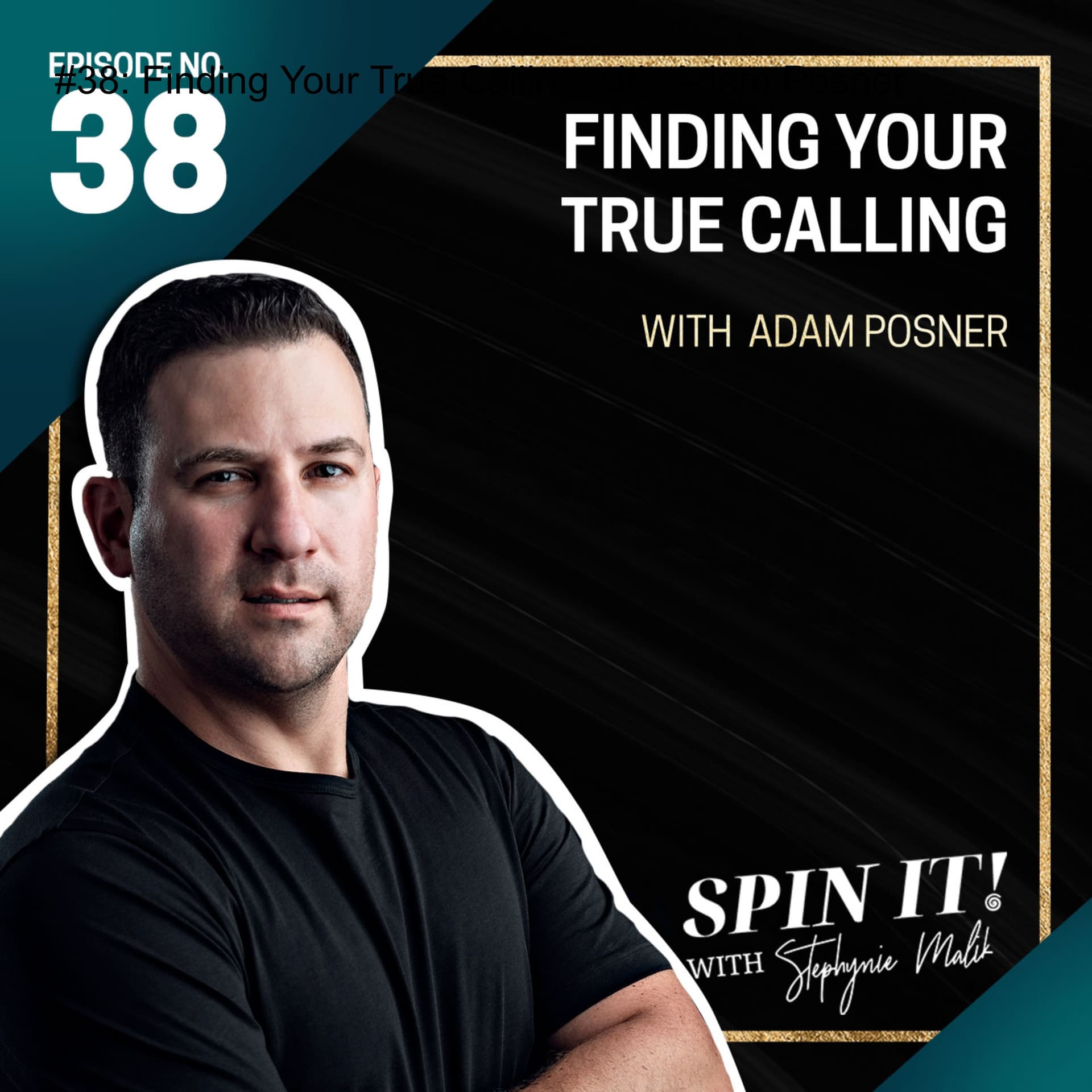 #38: Finding Your True Calling with Adam Posner - SPIN IT: Business & Crisis Management with Stephynie Malik cover