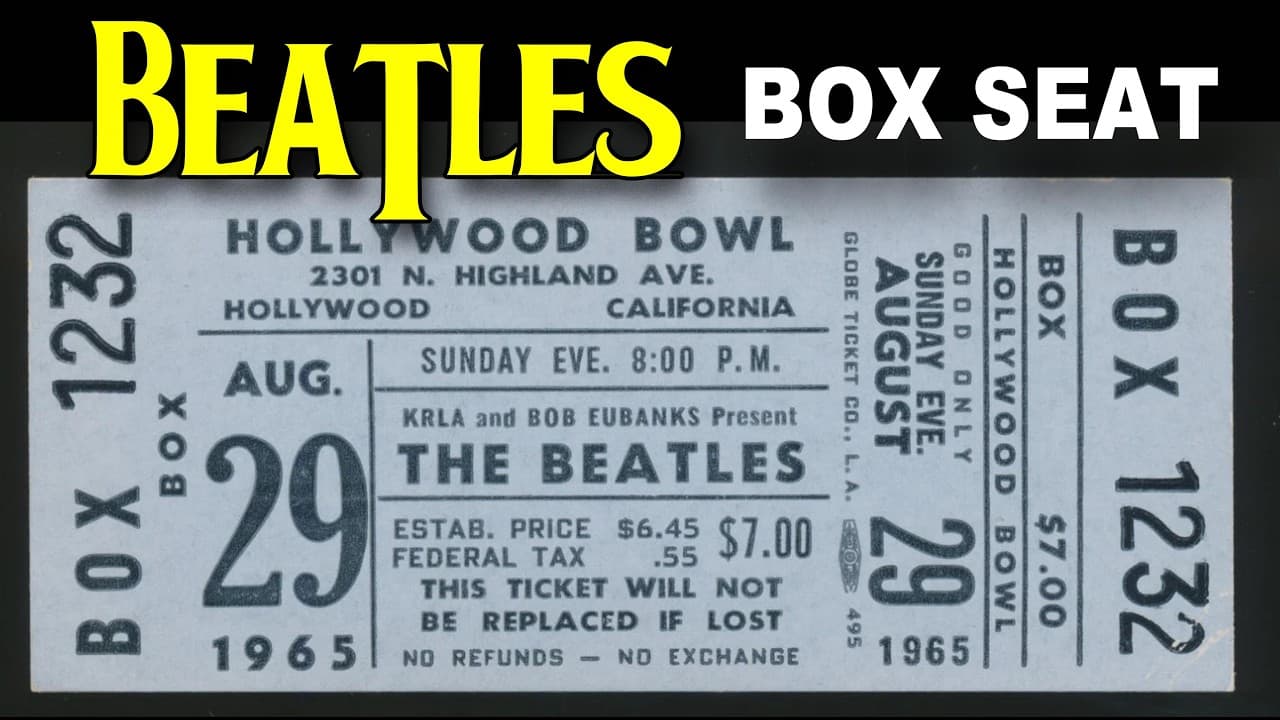 Beatles Hollywood Bowl Ticket: It’s Not Too Late 🎸😲 - Beatles Rewind Podcast cover